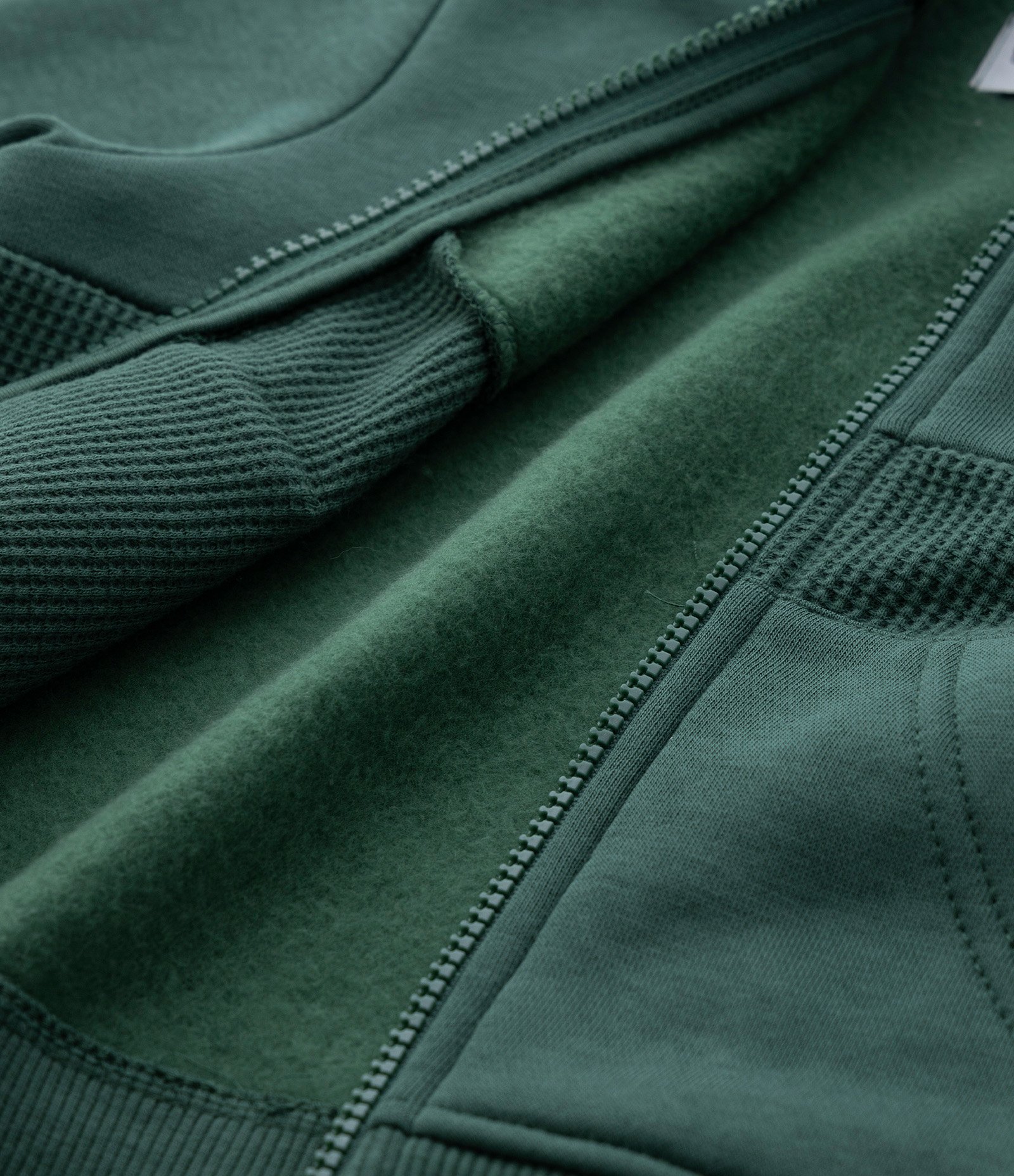 Jaqueta Infantil com Capuz e Bolsos - Tam 1 a 6 Anos Verde Escuro 5