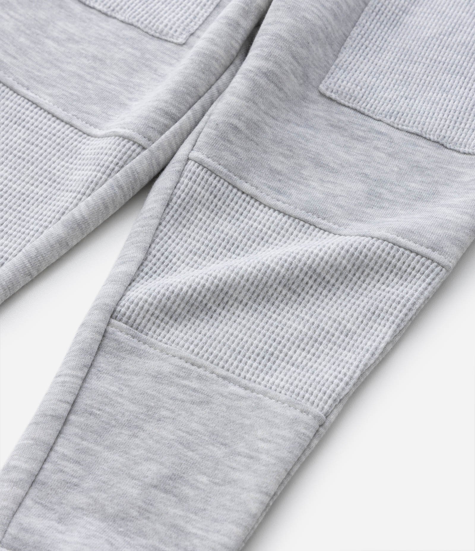 Calça Infantil com Recortes e Texturas - Tam 1 a 6 Anos Cinza 4