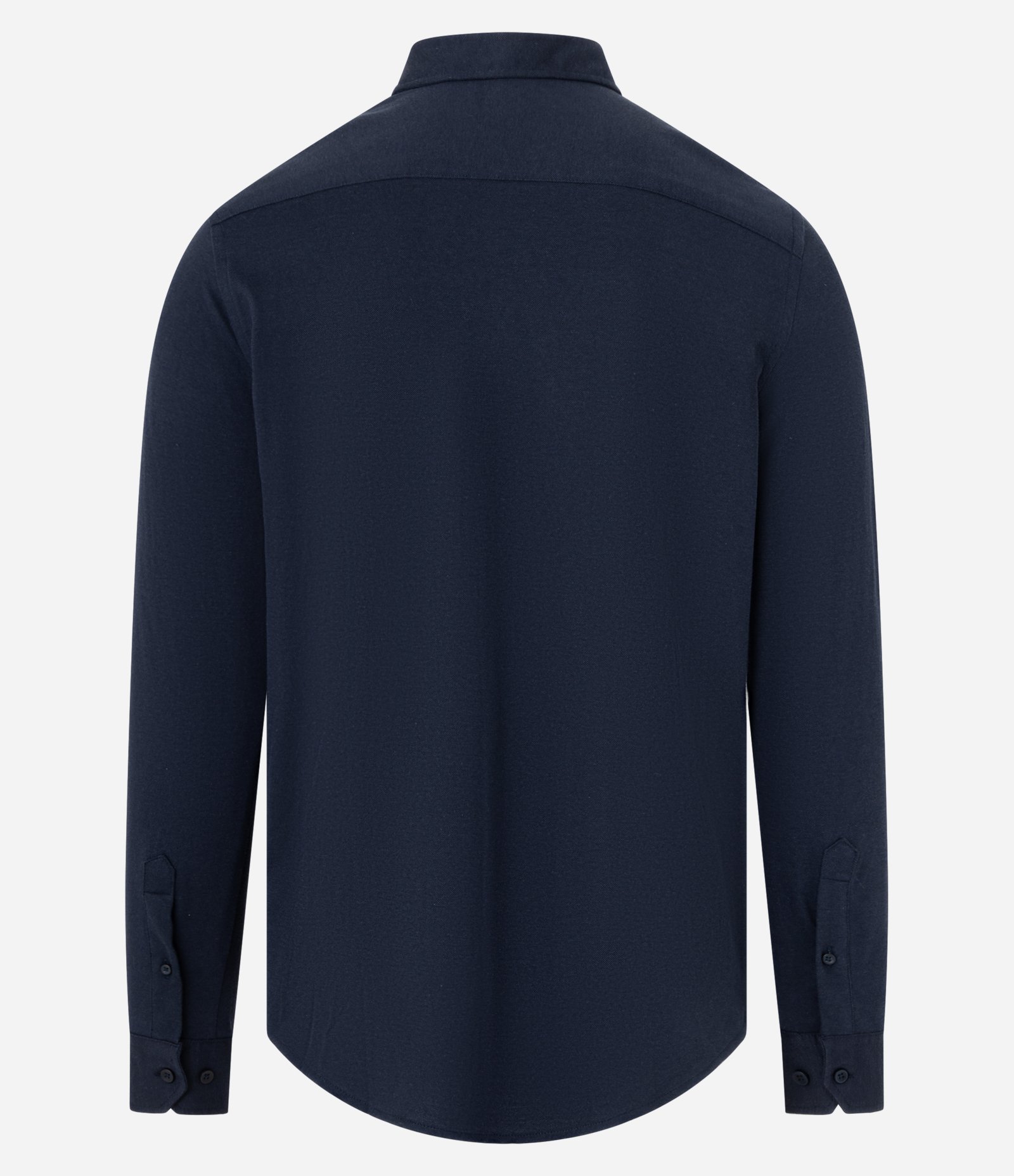 Camisa em Piquet Performance com Gola Lapela e Manga Longa Azul 8