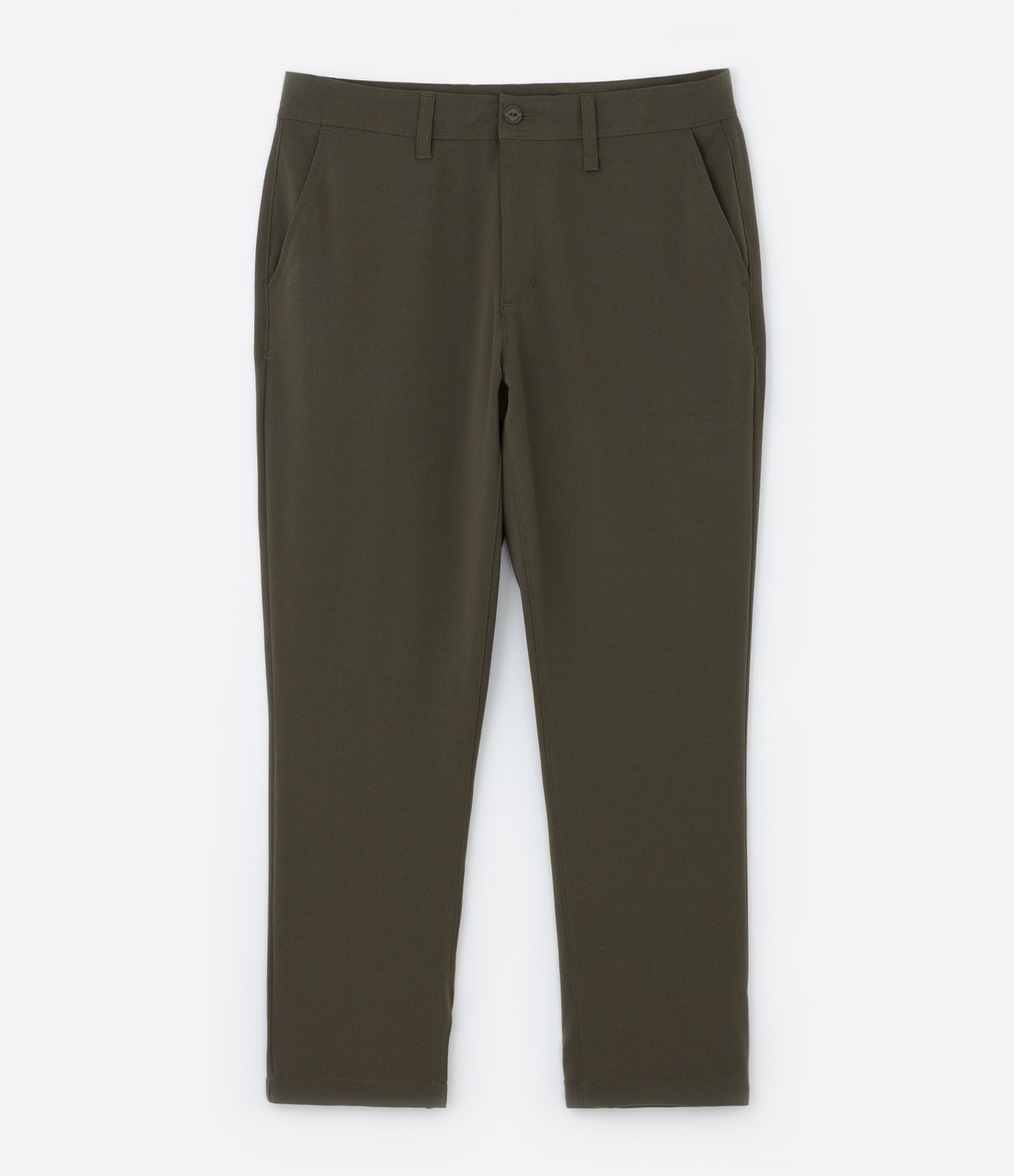 Calça Básica Slim Cropped Alfaiatada com Elastano 5