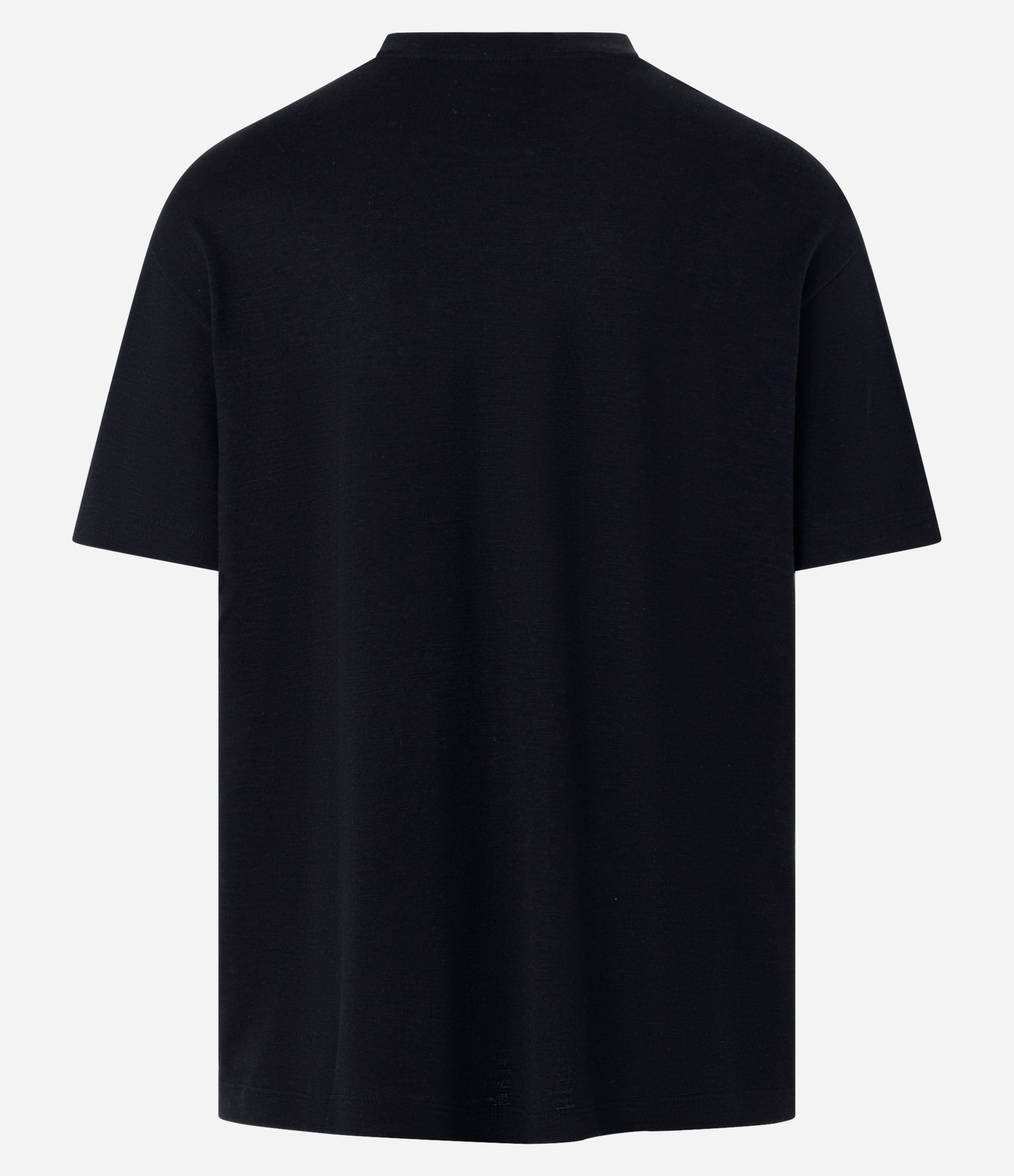 Camiseta Relaxed Básica em Flamê Preto 8