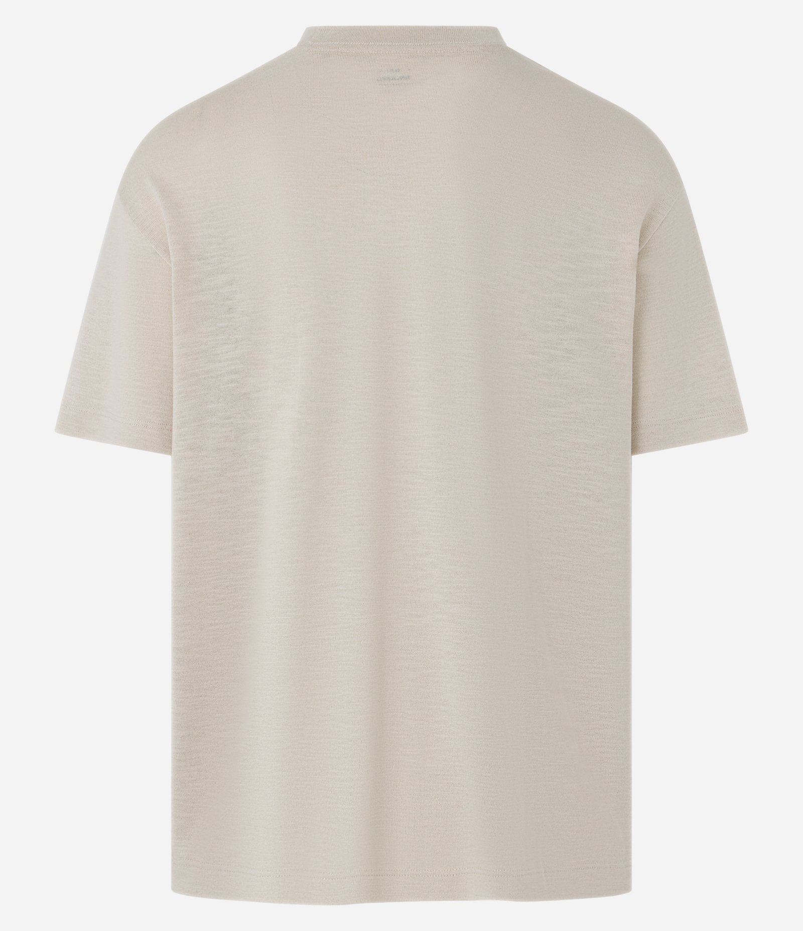 Camiseta Relaxed Básica em Flamê Bege 9