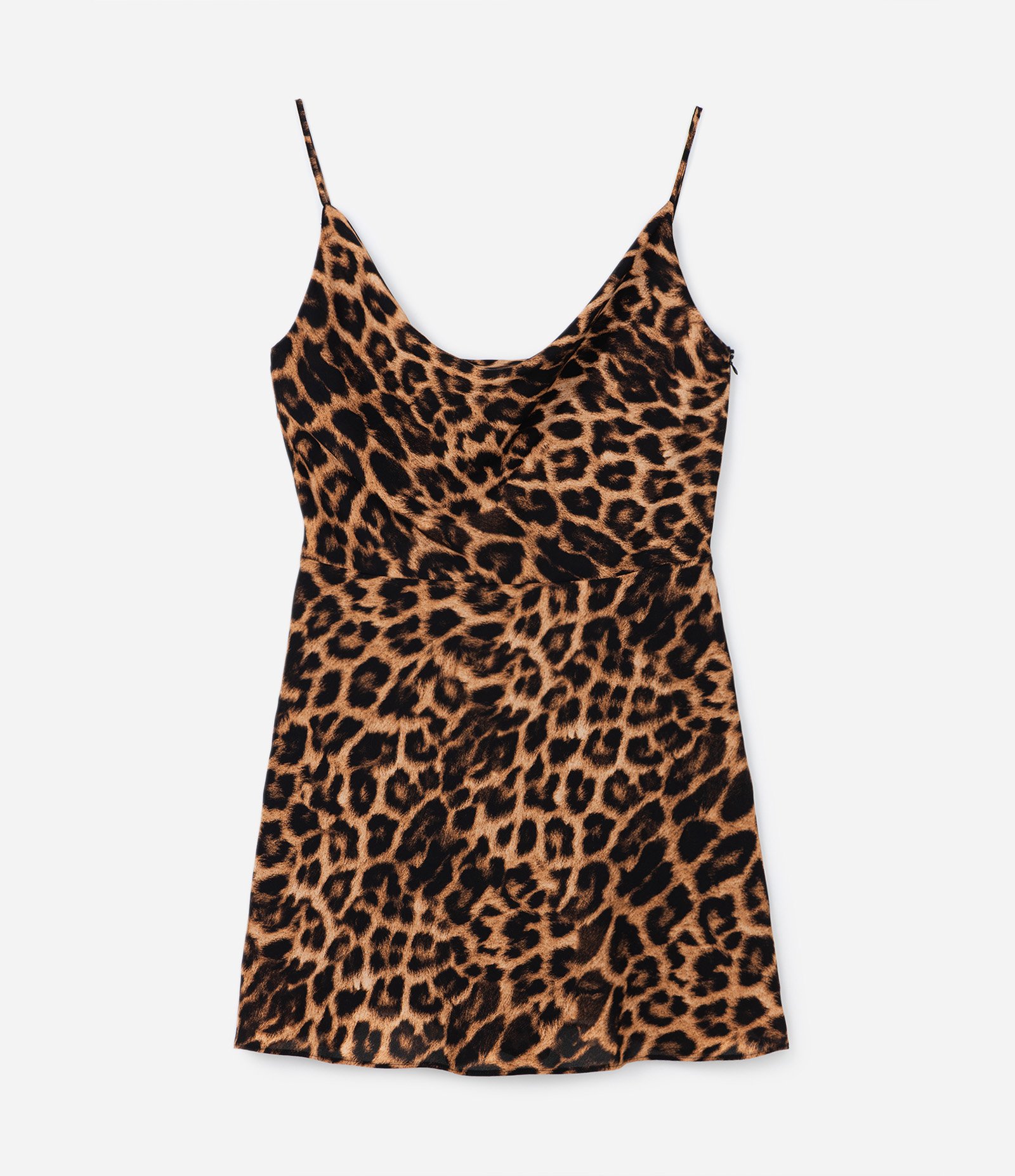 Vestido Curto Crepe Onça e Amarração Curve & Plus Size Marrom 6