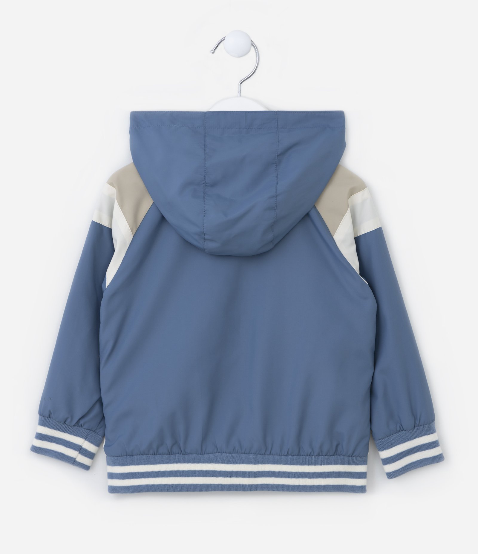 Jaqueta Infantil com Recortes e Estampa Patrulha Canina - Tam 1 a 5 Anos Azul/Bege 3