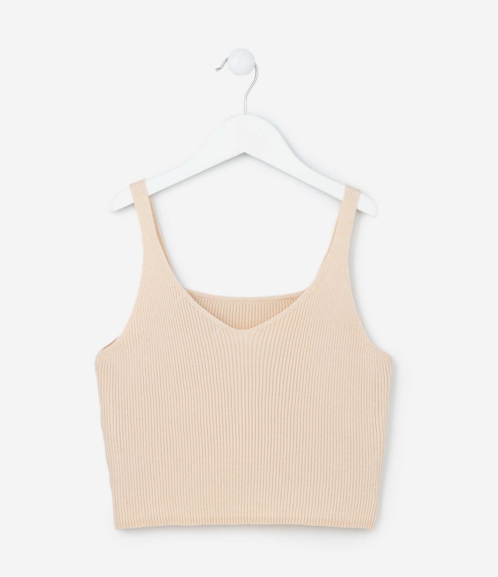 Blusa Cropped Infantil Canelada em Tricô - Tam 5 a 14 anos 1