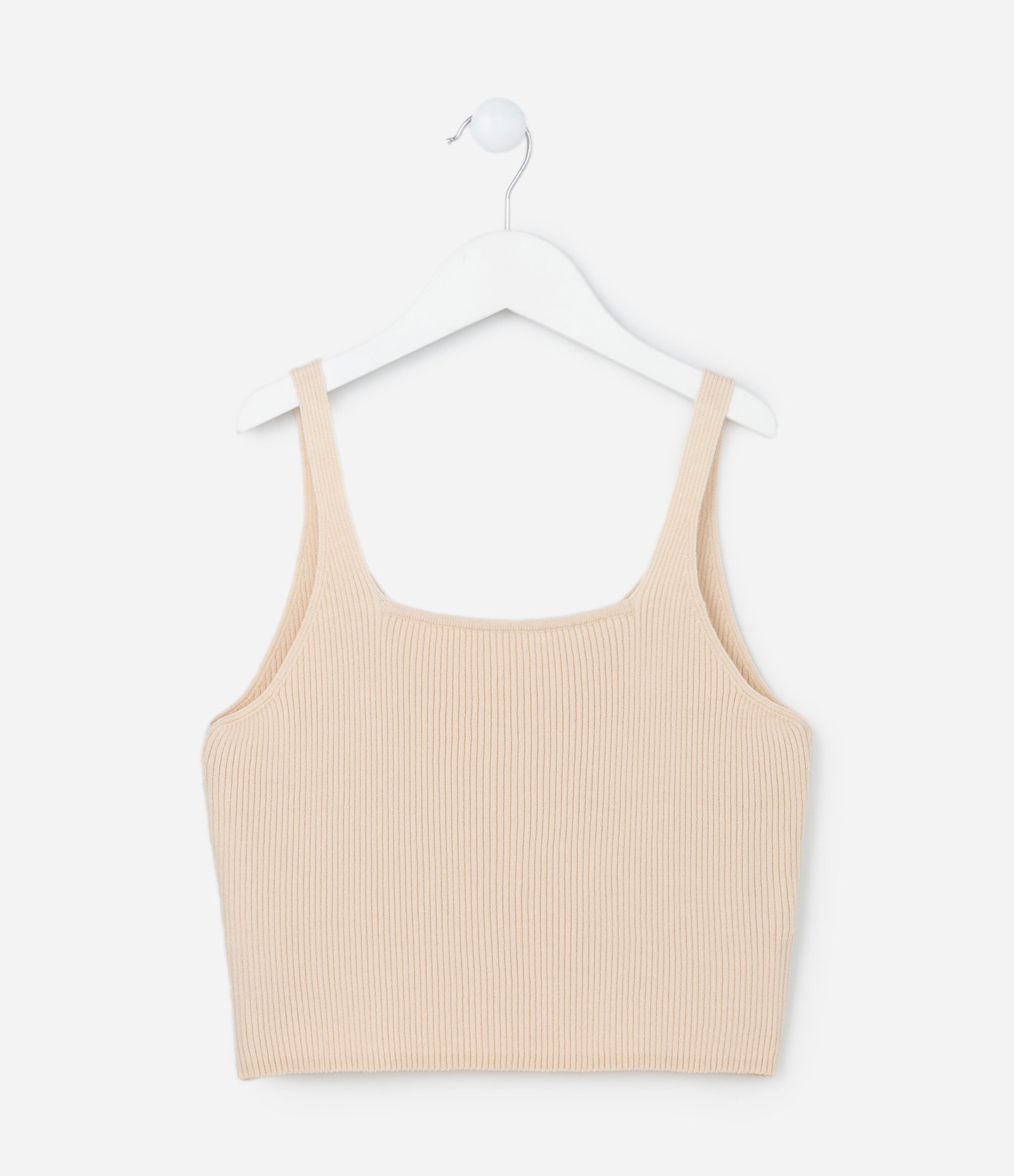 Blusa Cropped Infantil Canelada em Tricô - Tam 5 a 14 anos 2