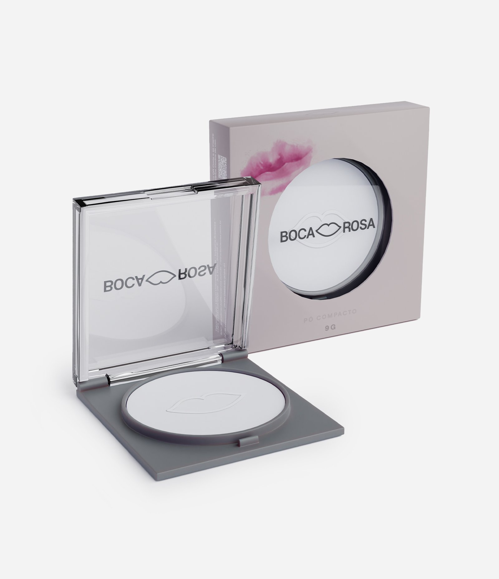 Pó Compacto Translúcido Boca Rosa Cocada 2