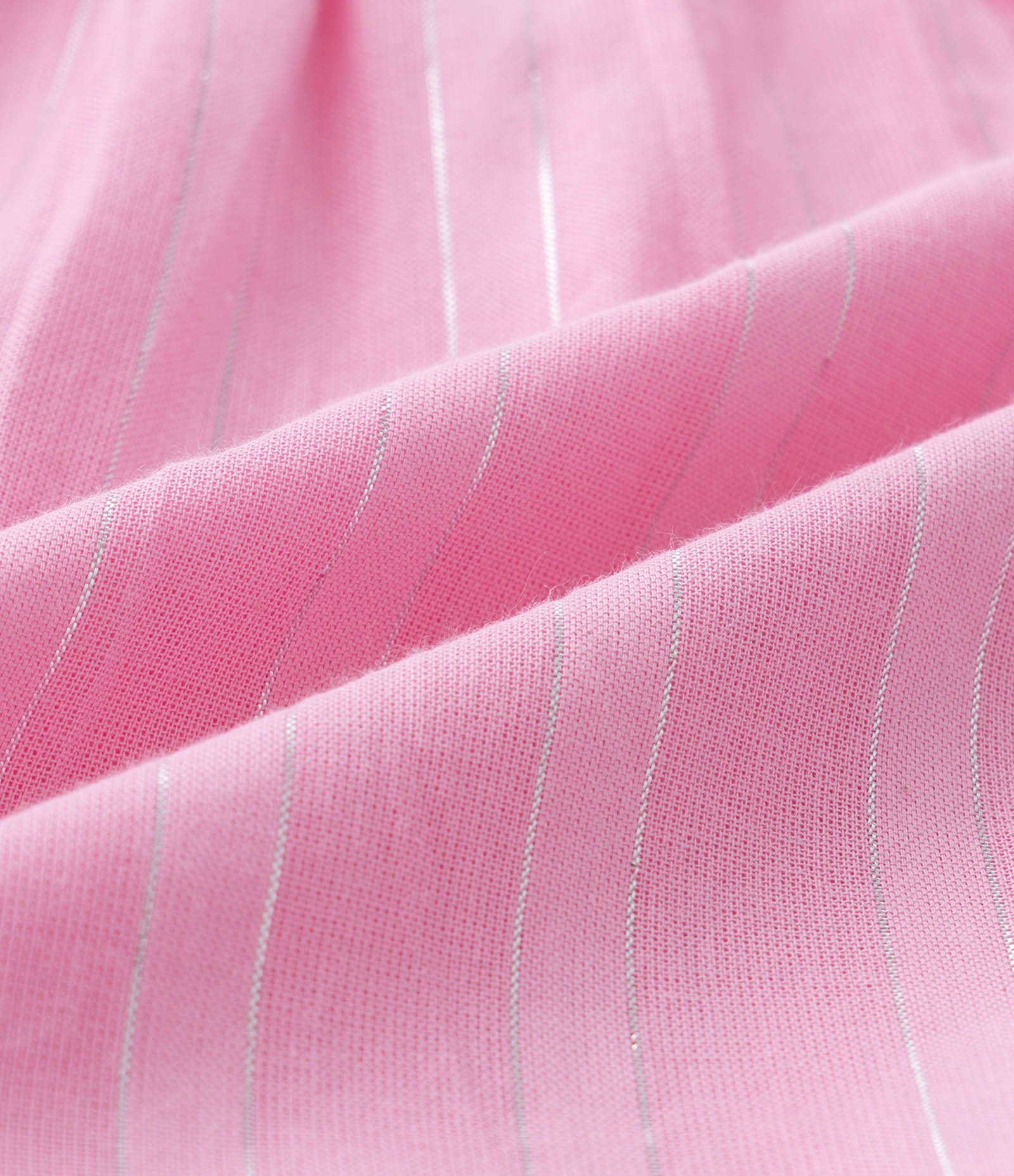 Vestido Infantil com Babadinho e Fio Metalizado - Tam 1 a 5 Anos Rosa 3