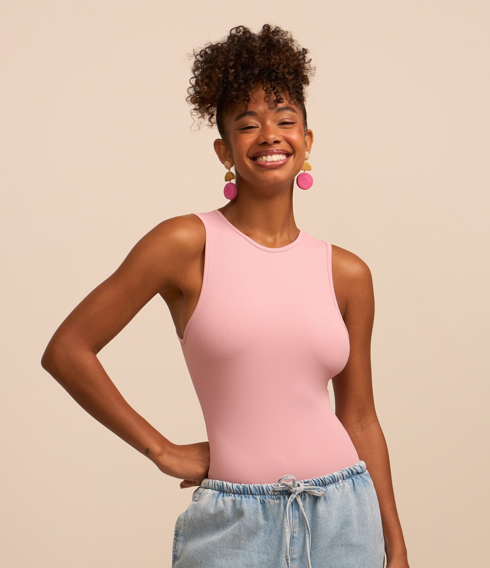 Body sem Manga em Ribana de Poliamida 1