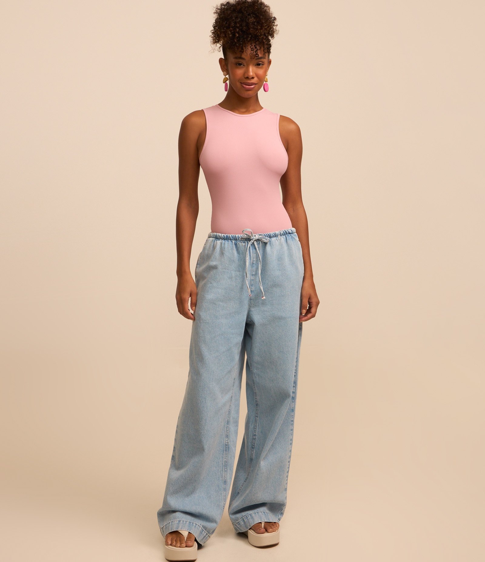 Body sem Manga em Ribana de Poliamida 2