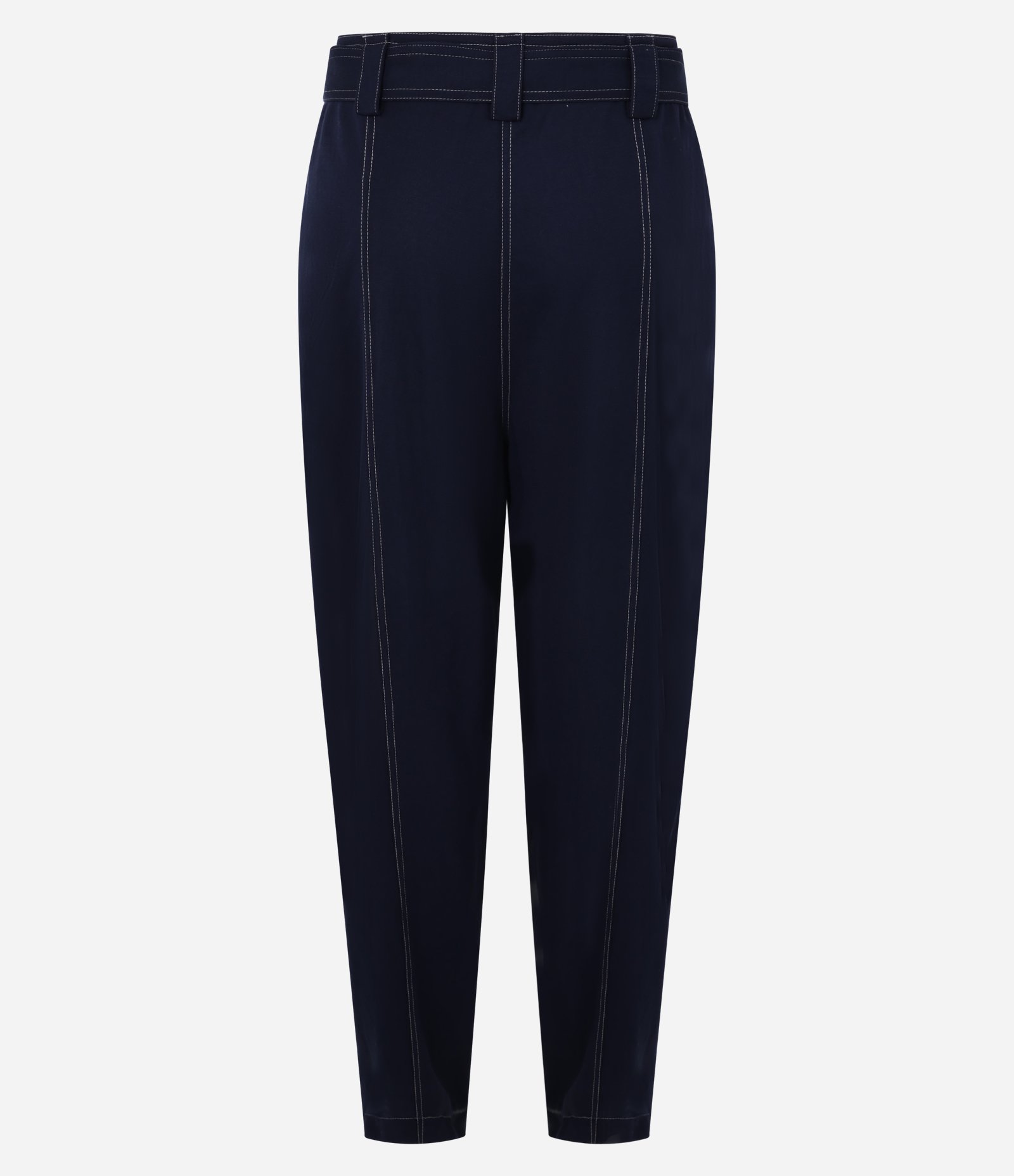 Calça Piquet Pespontada com Faixa Azul 6