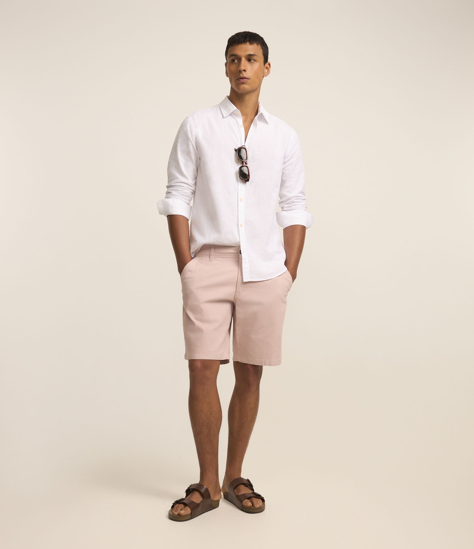 Bermuda Slim em Sarja com Elastano 1