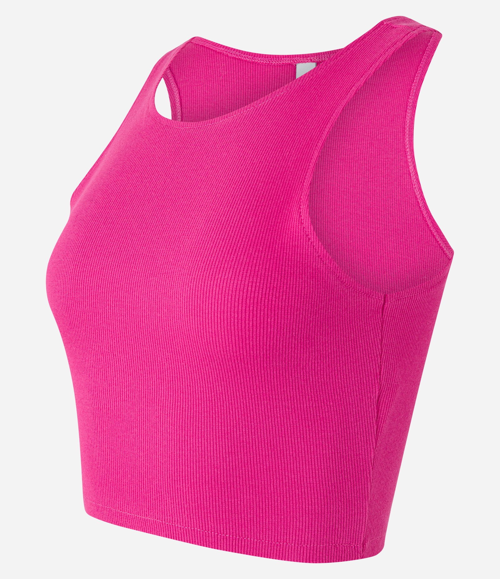 Blusa Cropped sem Manga em Algodão com Textura Canelada 4