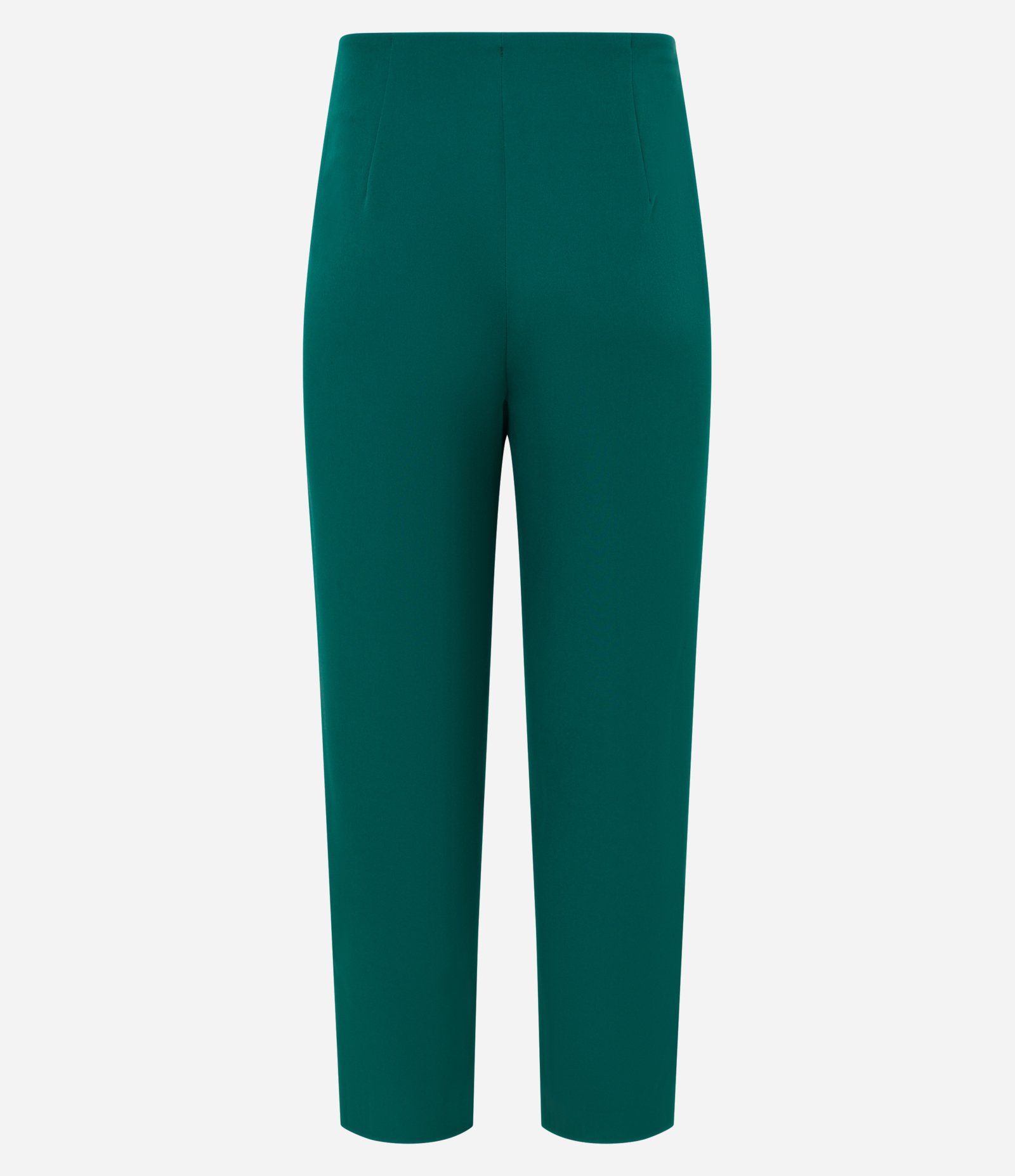 Calça Cenoura Alfaiatada com Botão Decorado no Cós Verde 6