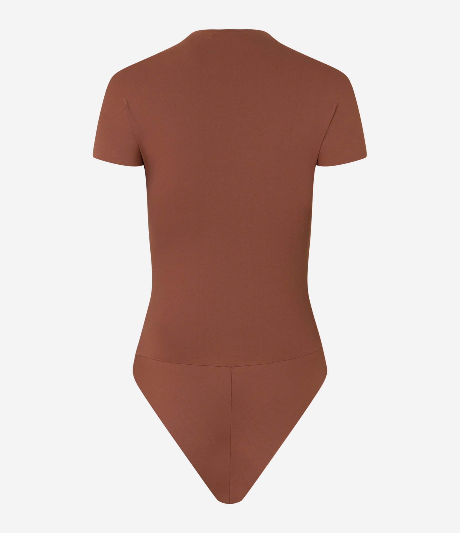 Body em Microfibra com Golinha Média Marrom Caramelo 7