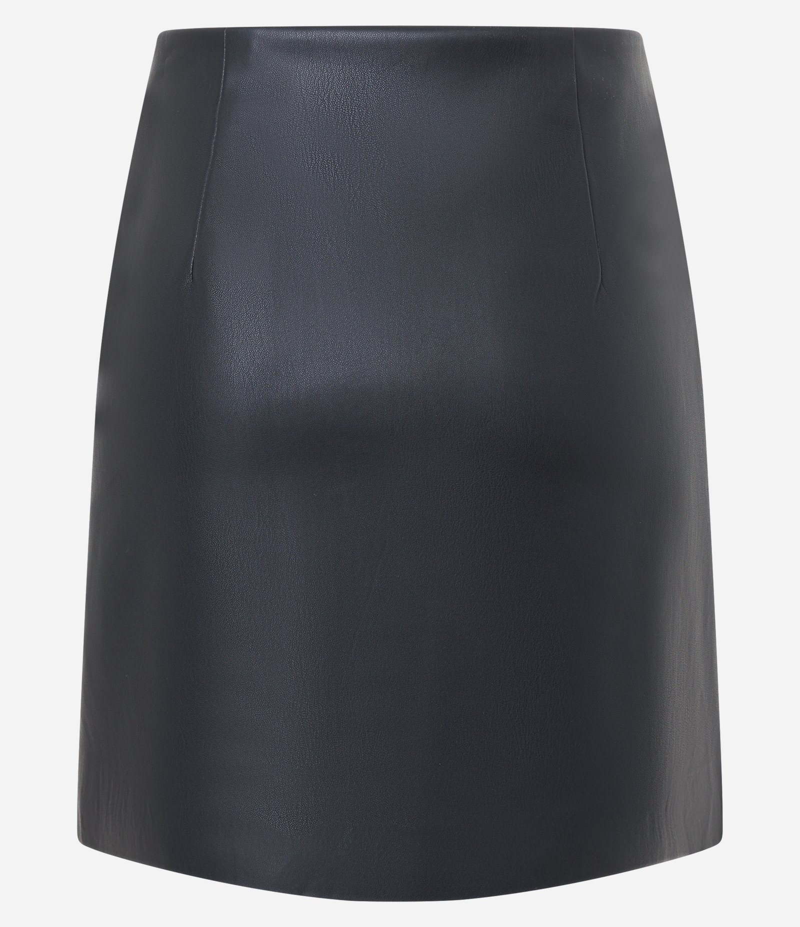 Saia em PU com Transpasse Frontal e Fechamento em Zíper Preto 6