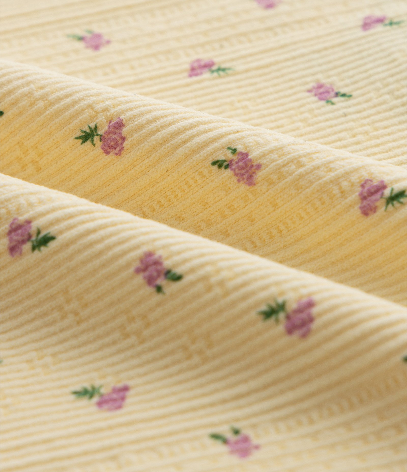 Camisete Sem Bojo e Sem Costura com Estampa Floral Amarelo 7