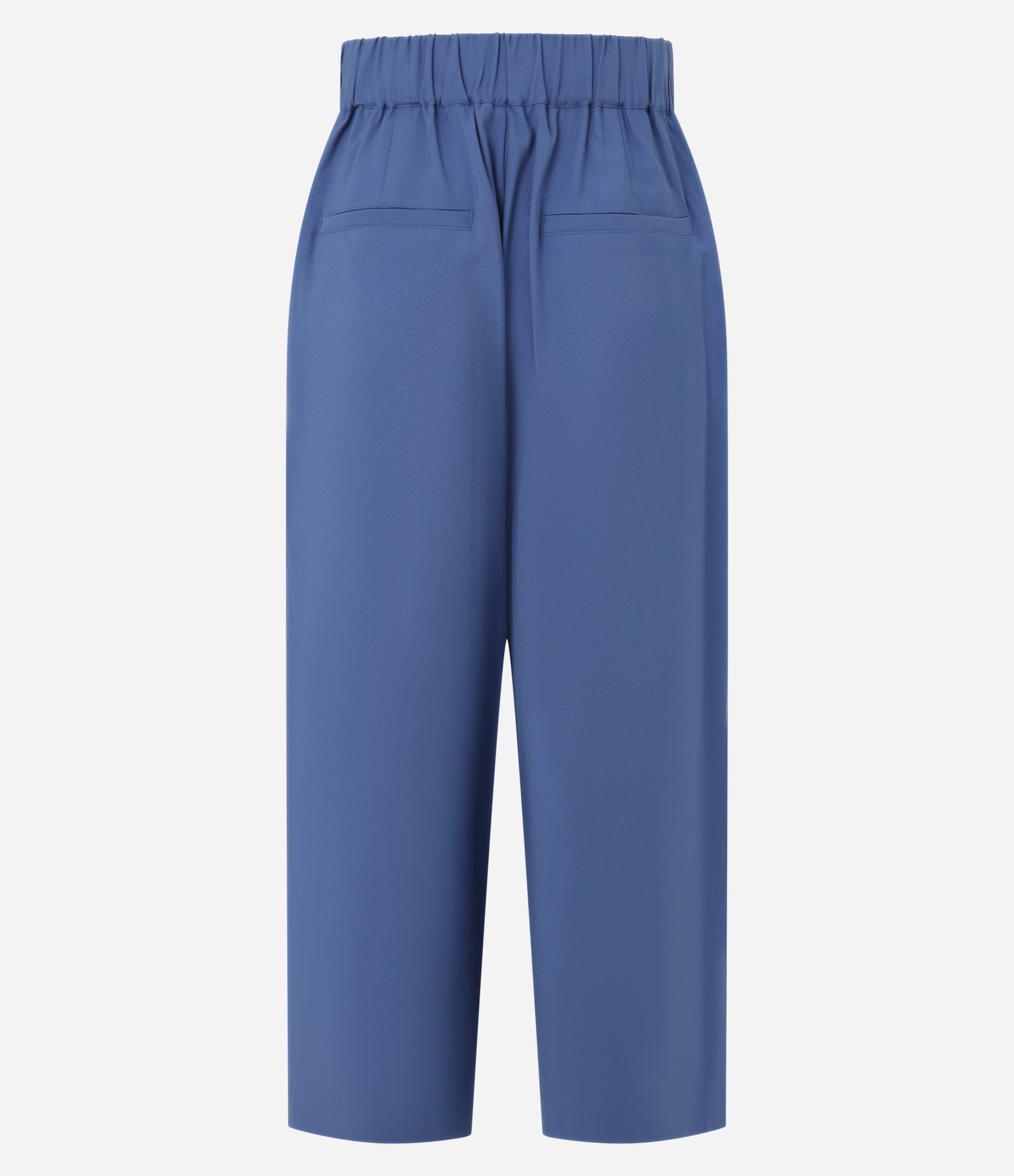 Calça Pantacourt com Amarração Frontal Azul 6