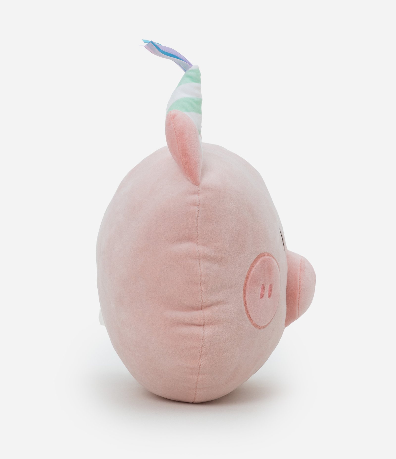 Almofada de Porquinho com Chapéu de Aniversário Rosa 2