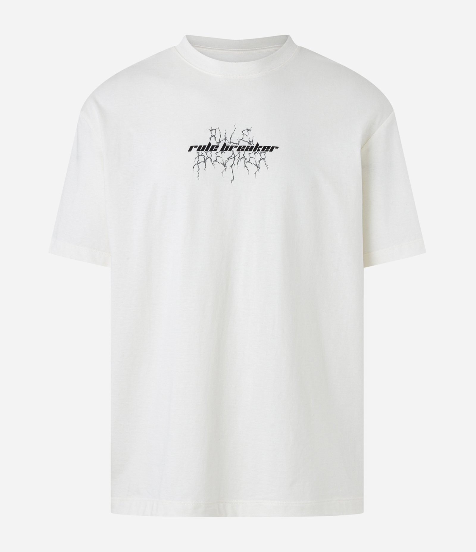 Camiseta Relaxed com Manga Curta e Estampa Angel Rule Breaker Branco 6