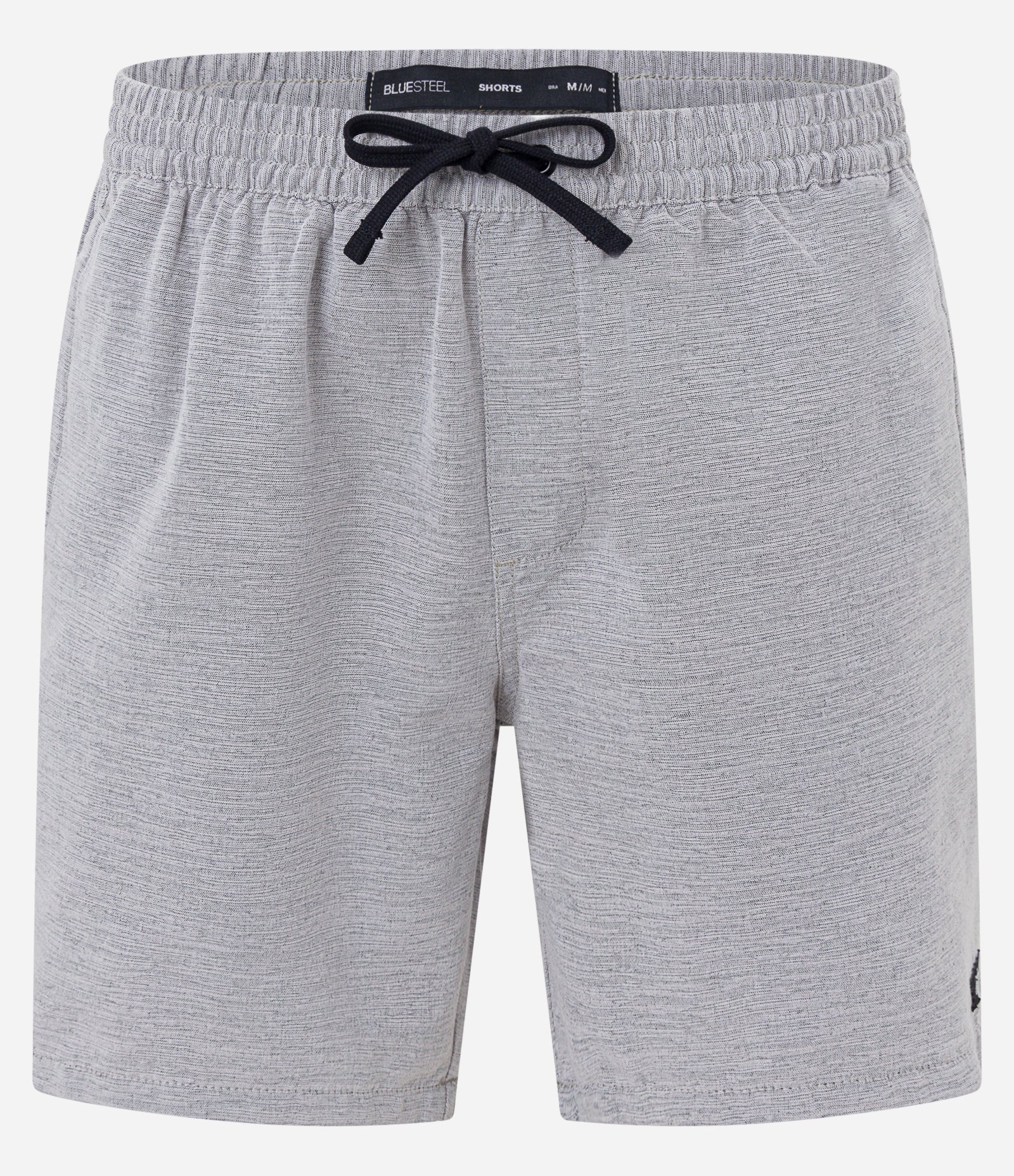 Bermuda em Algodão com Efeito Rajado Cinza 5