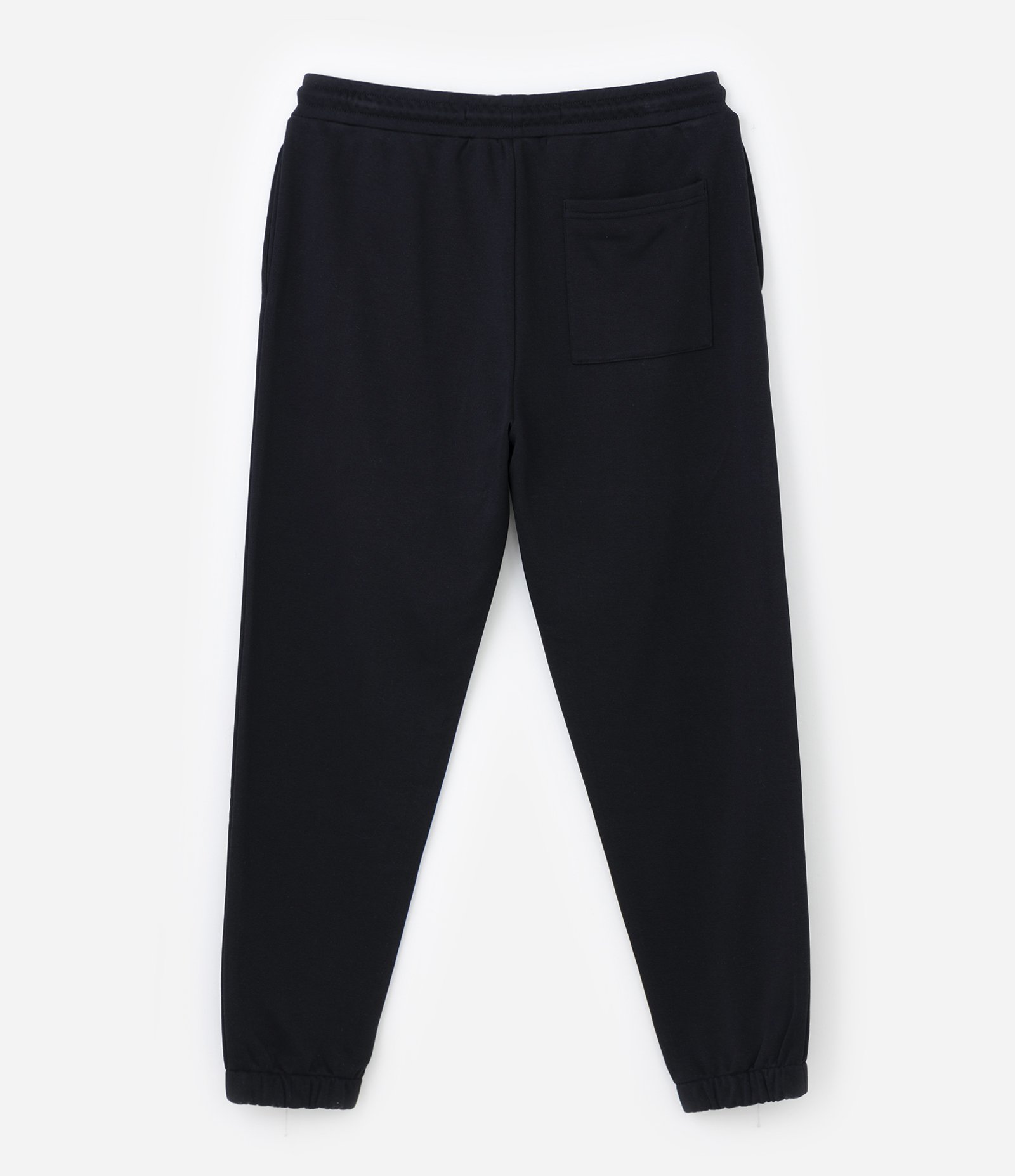 Calça Jogger em Moletom com Cós Elástico e Cordão Preto 6