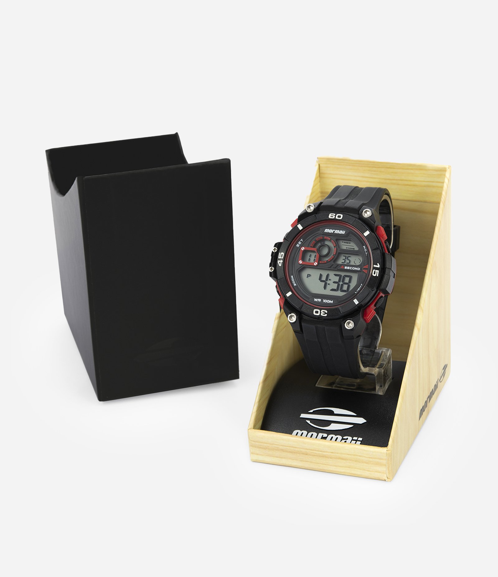 Relógio Mormaii Masculino Digital MO2019/8R Preto 4