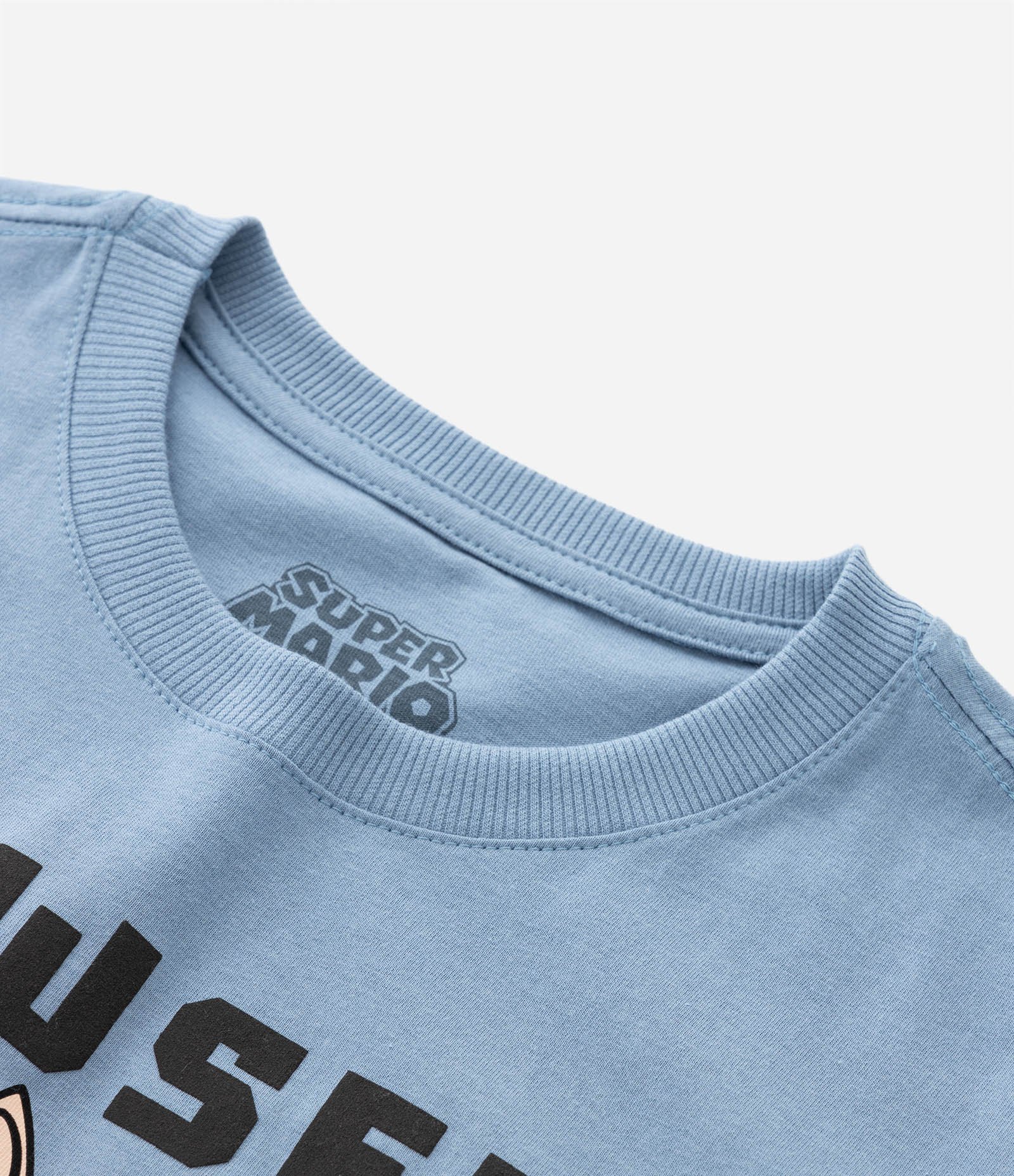 Camiseta Comfort Infantil com Estampa Bowser de Super Mario - Tam 4 a 12 Anos Azul 4