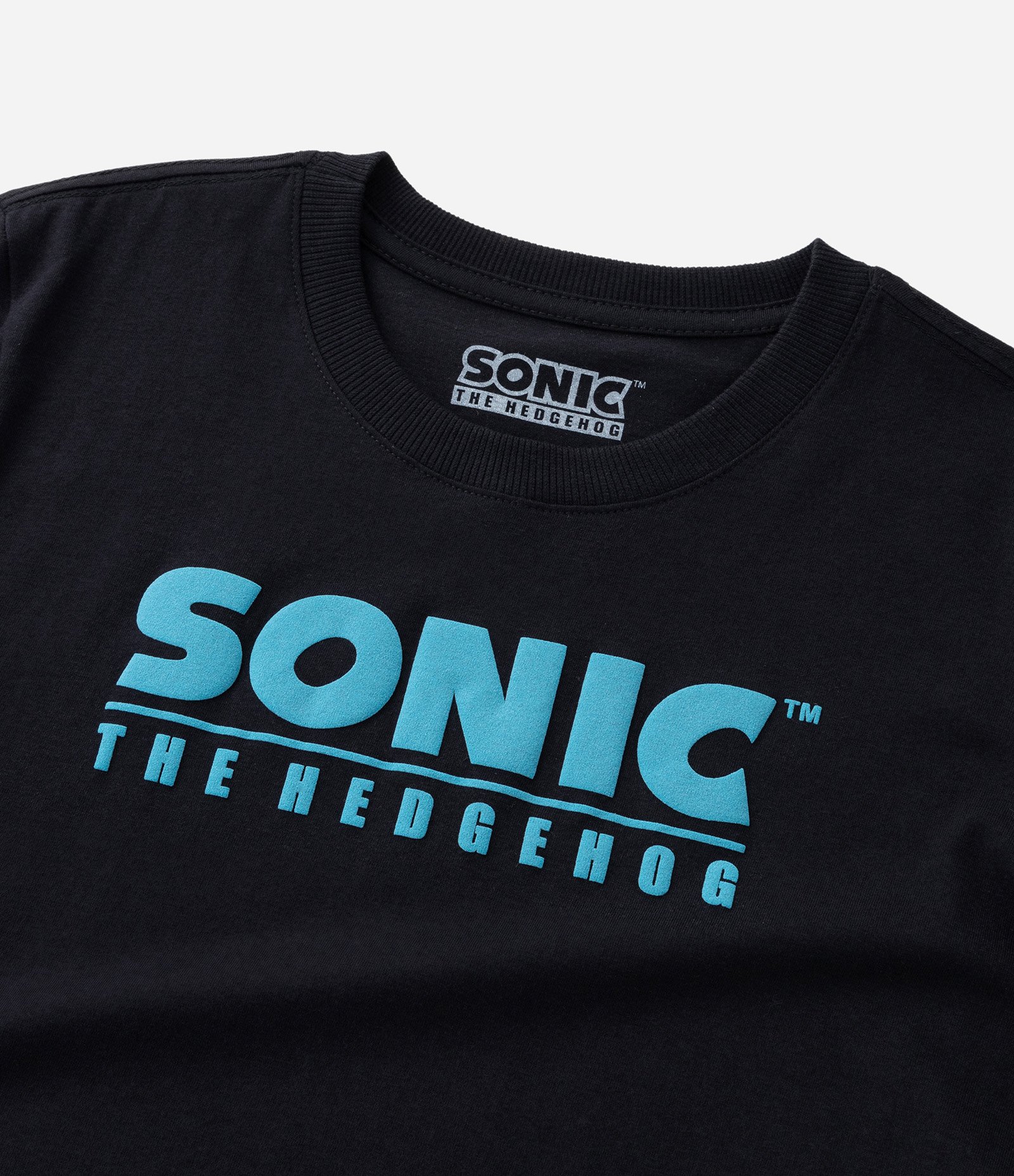 Camiseta Infantil com Estampa Sonic e Detalhe na Manga - Tam 4 a 12 Anos Preto 5