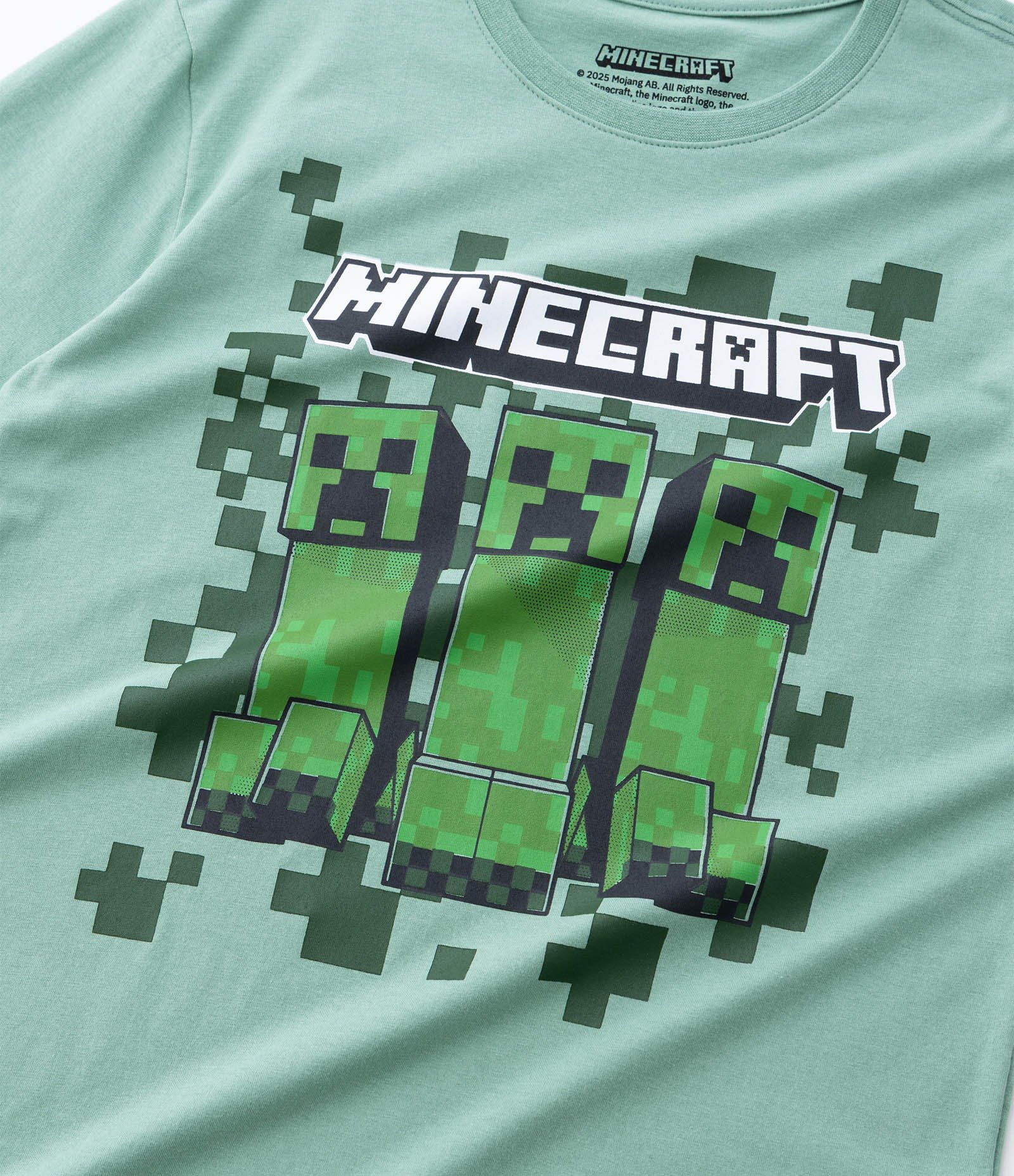 Camiseta Comfort Infantil com Estampa do Minecraft - Tam 5 a 14 Anos Verde 4