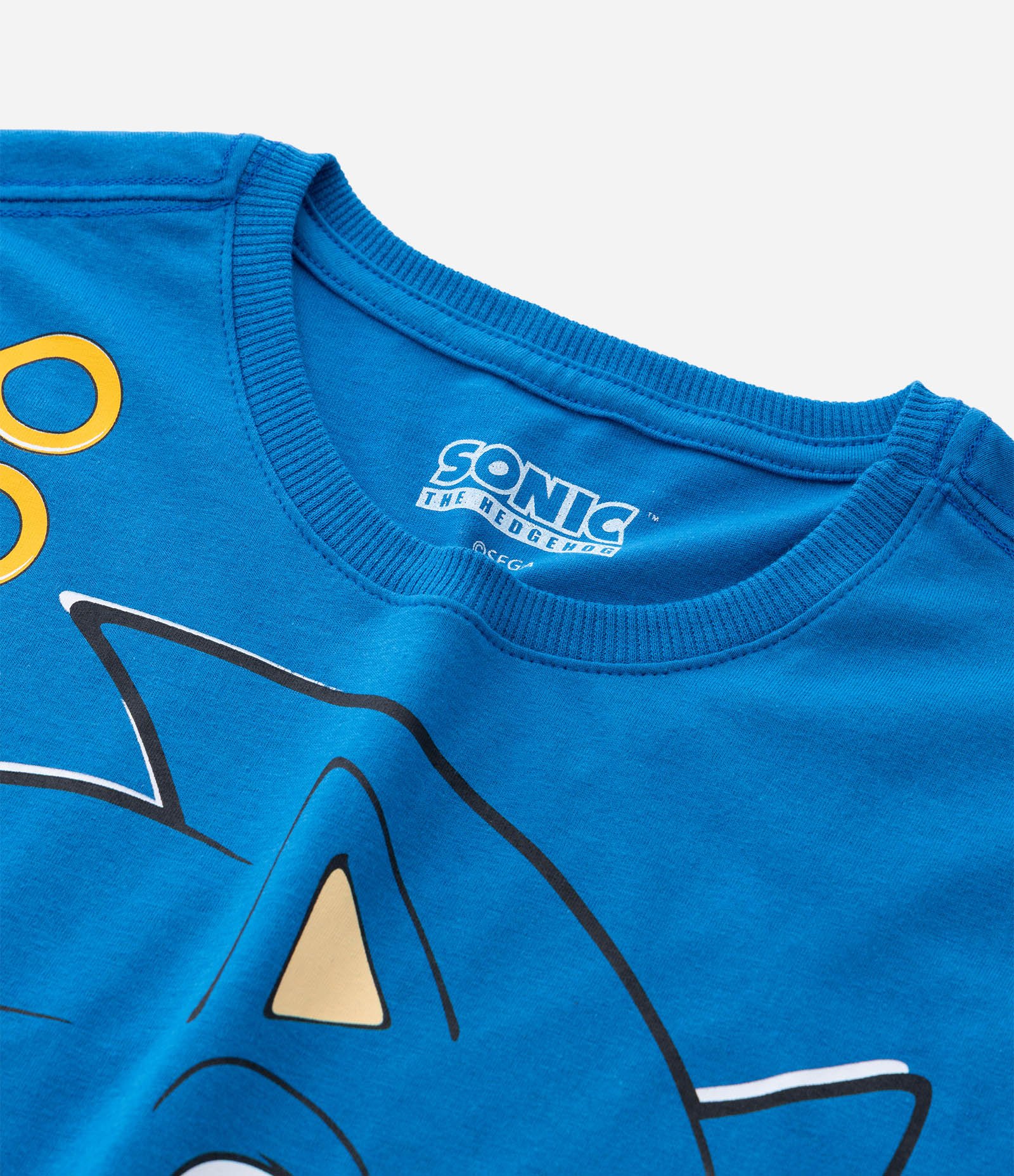 Camiseta Infantil com Estampa do Sonic - Tam 5 a 14 anos Azul 6