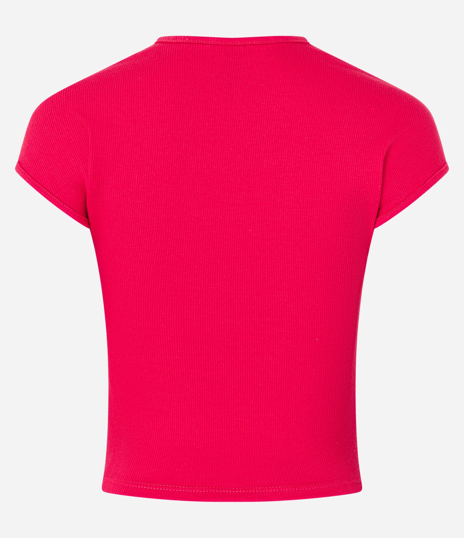 Blusa em Ribana com Decote Quadrado Vermelho 6