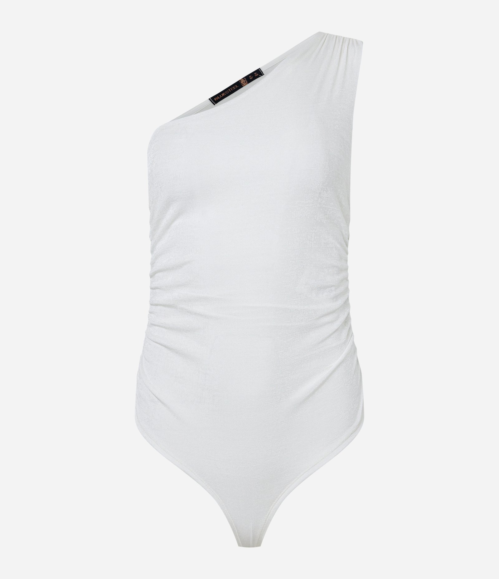 Body com Um Ombro Só e Franzidos Laterais 3