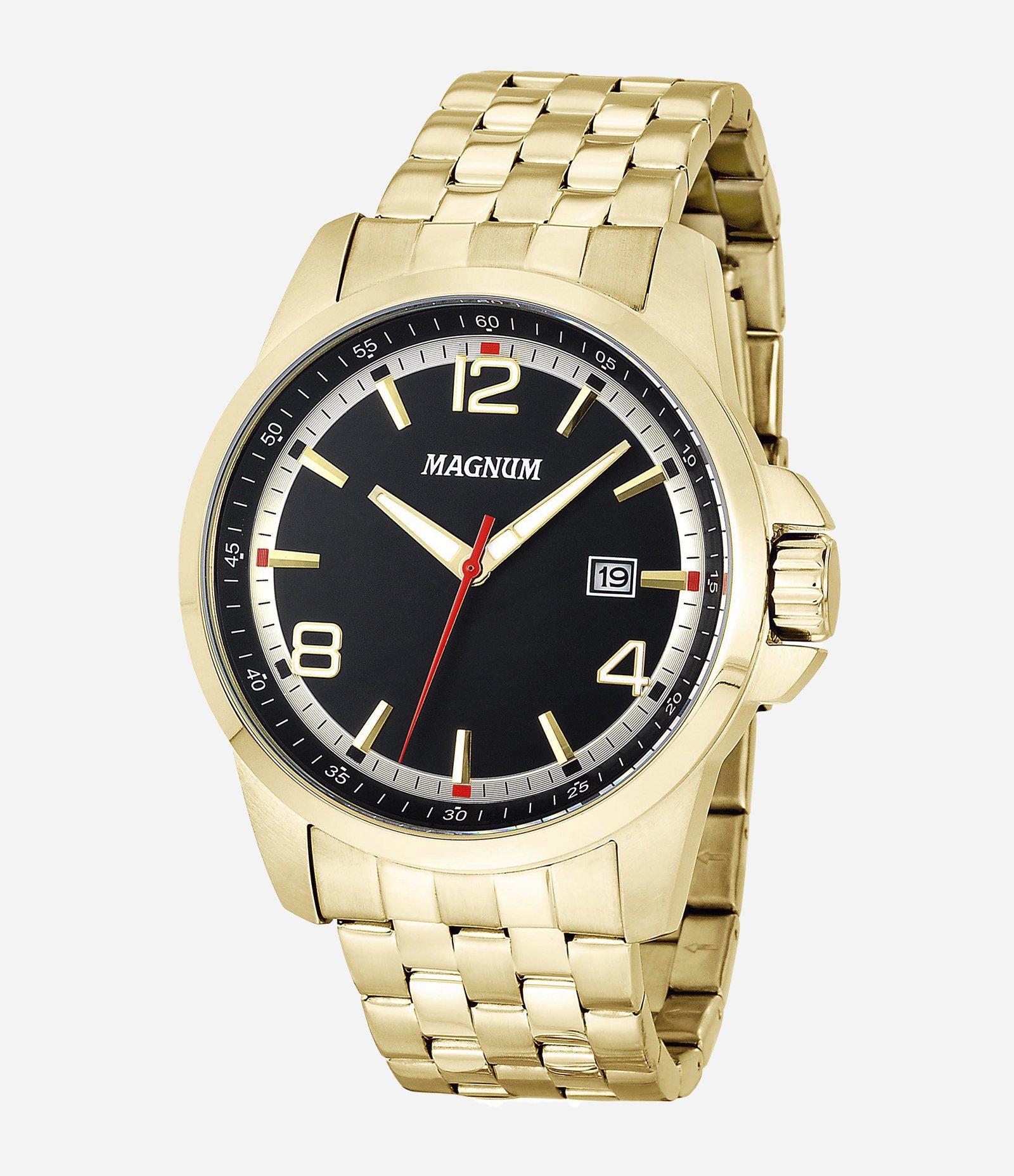 Relógio Magnum Masculino Analógico MA34629U Dourado 1