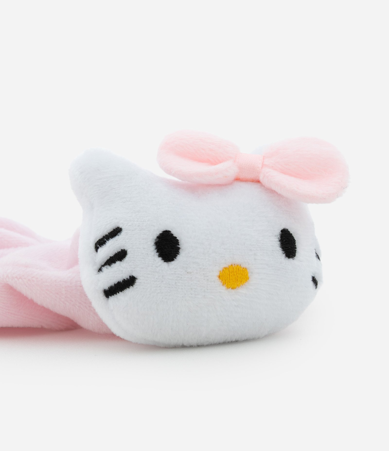 Scrunchie Infantil em Veludo da Hello Kitty 3D Rosa 2