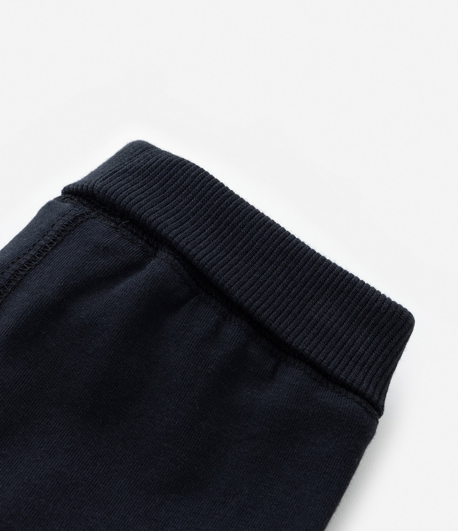 Calça Infantil com Cós Virado e Punhos Canelados - Tam RN a 18 Meses 3