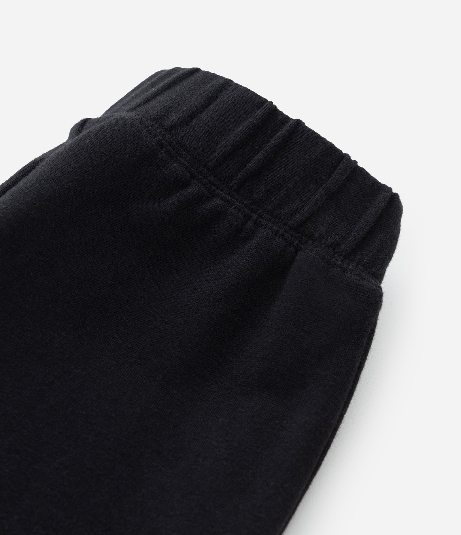 Calça Jogger Infantil com Lacinho Aplicado - Tam 1 a 5 Anos Preto 4