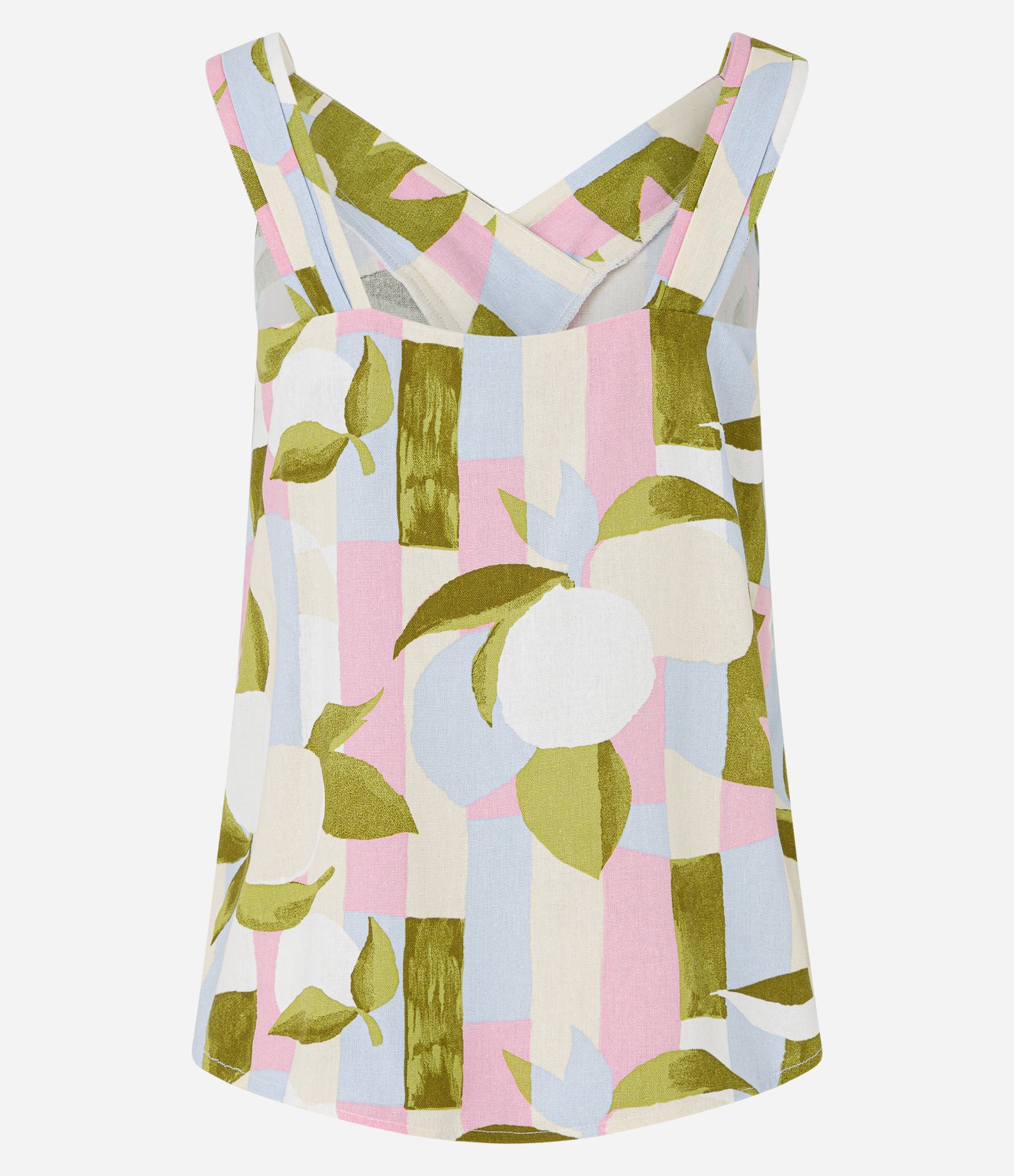 Blusa em Viscolinho com Estampa Geométrica Multicores 5