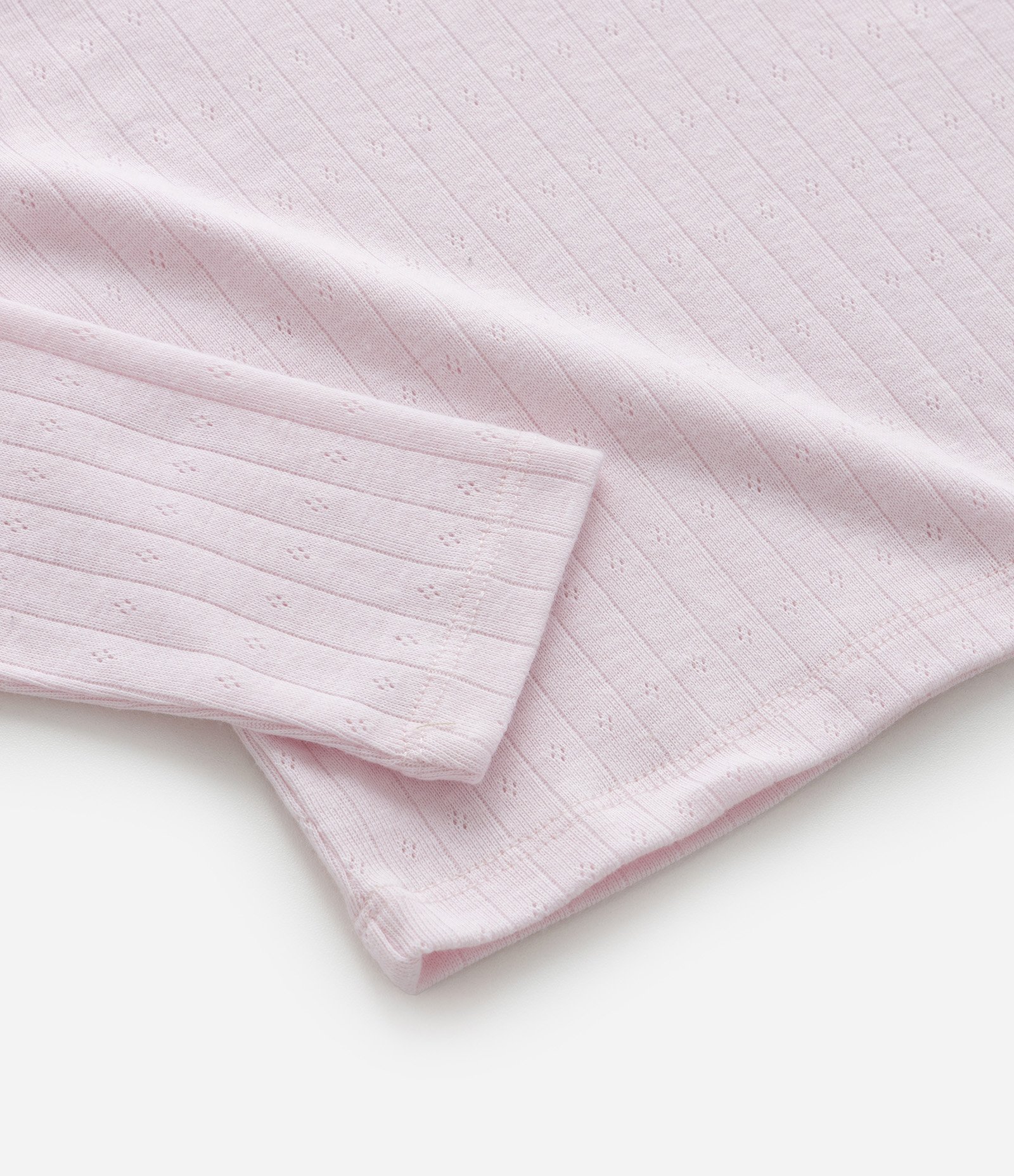 Blusa Infantil com Textura e Babado na Gola - Tam 1 a 5 Anos Rosa 4