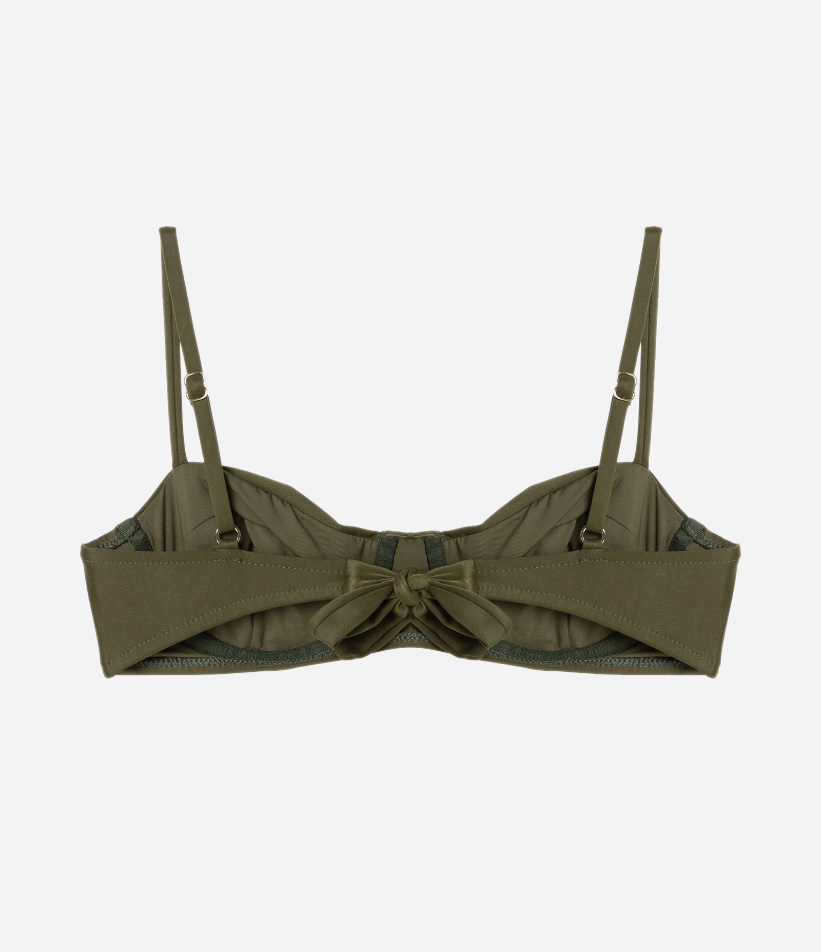Biquíni Top Meia Taça em Poliamida Verde 6