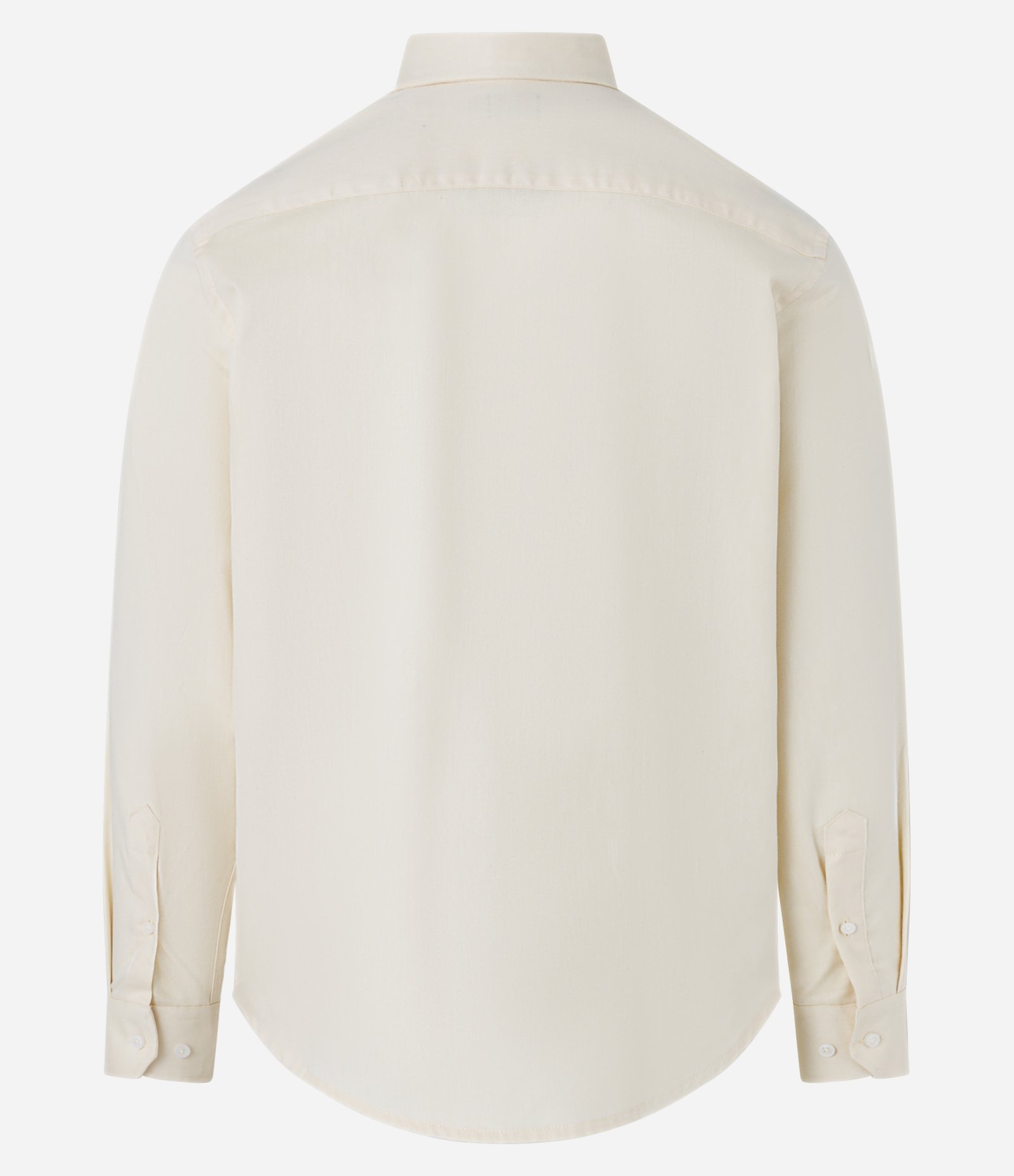 Camisa Regular Básica em Oxford Amarelo Claro 6