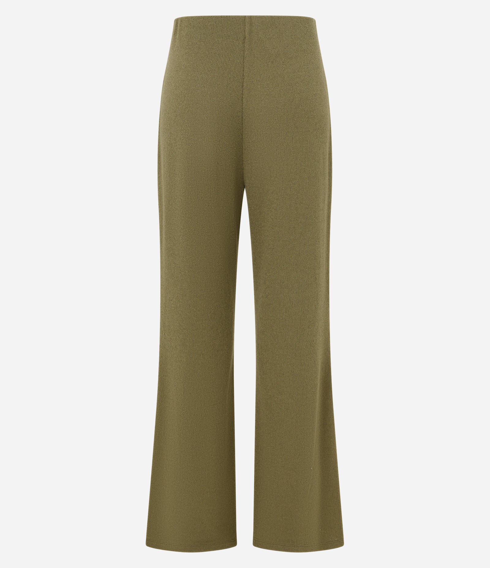 Calça Flare Texturizada com Cintura Alta Marrom 7