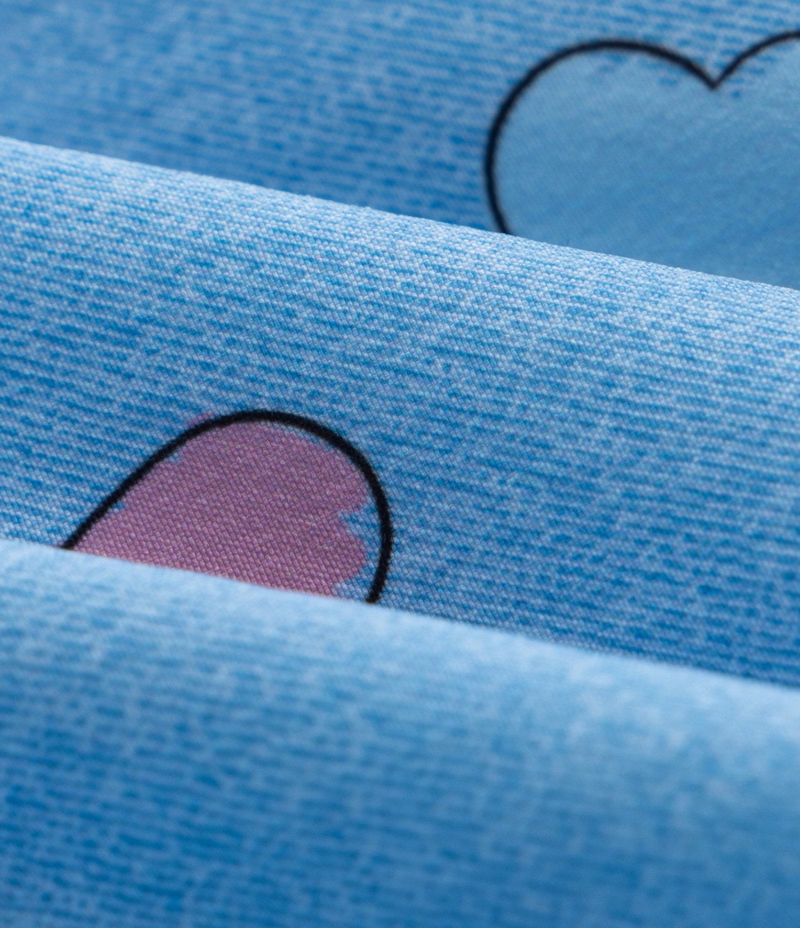 Short Infantil com Babados e Estampa Corações - Tam 1 a 5 Anos Azul 3