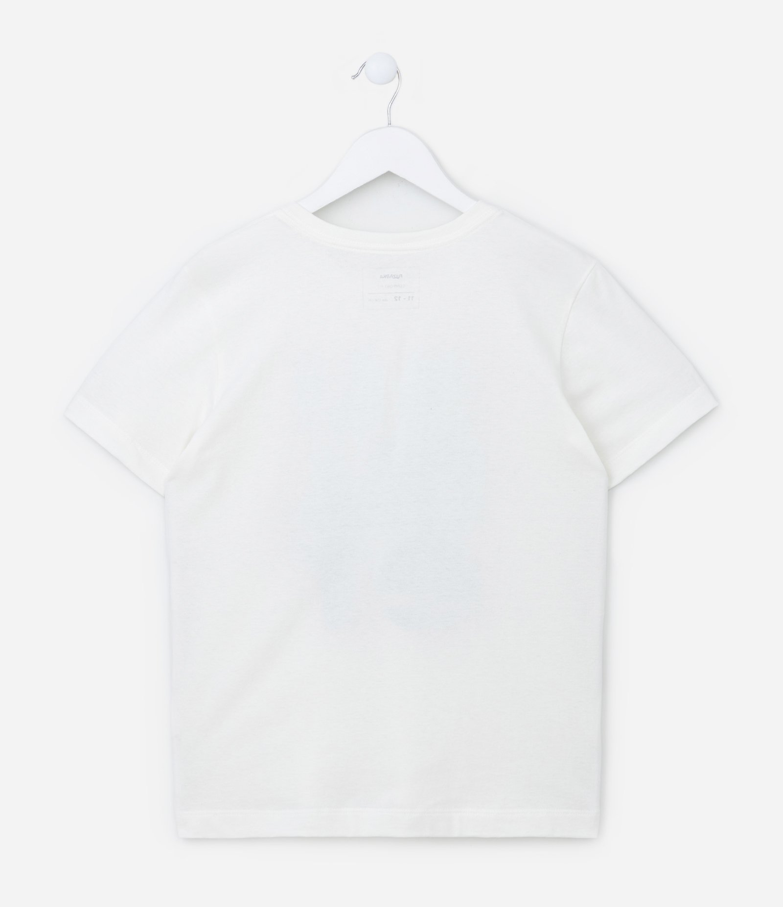 Camiseta Infantil em Algodão com Lettering Surf - Tam 5 a 14 Anos Branco Neve 2