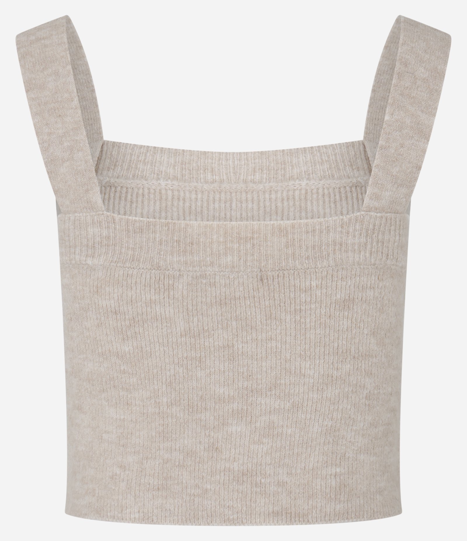 Blusa em Tricô com Decote Quadrado e Alça Larga 7