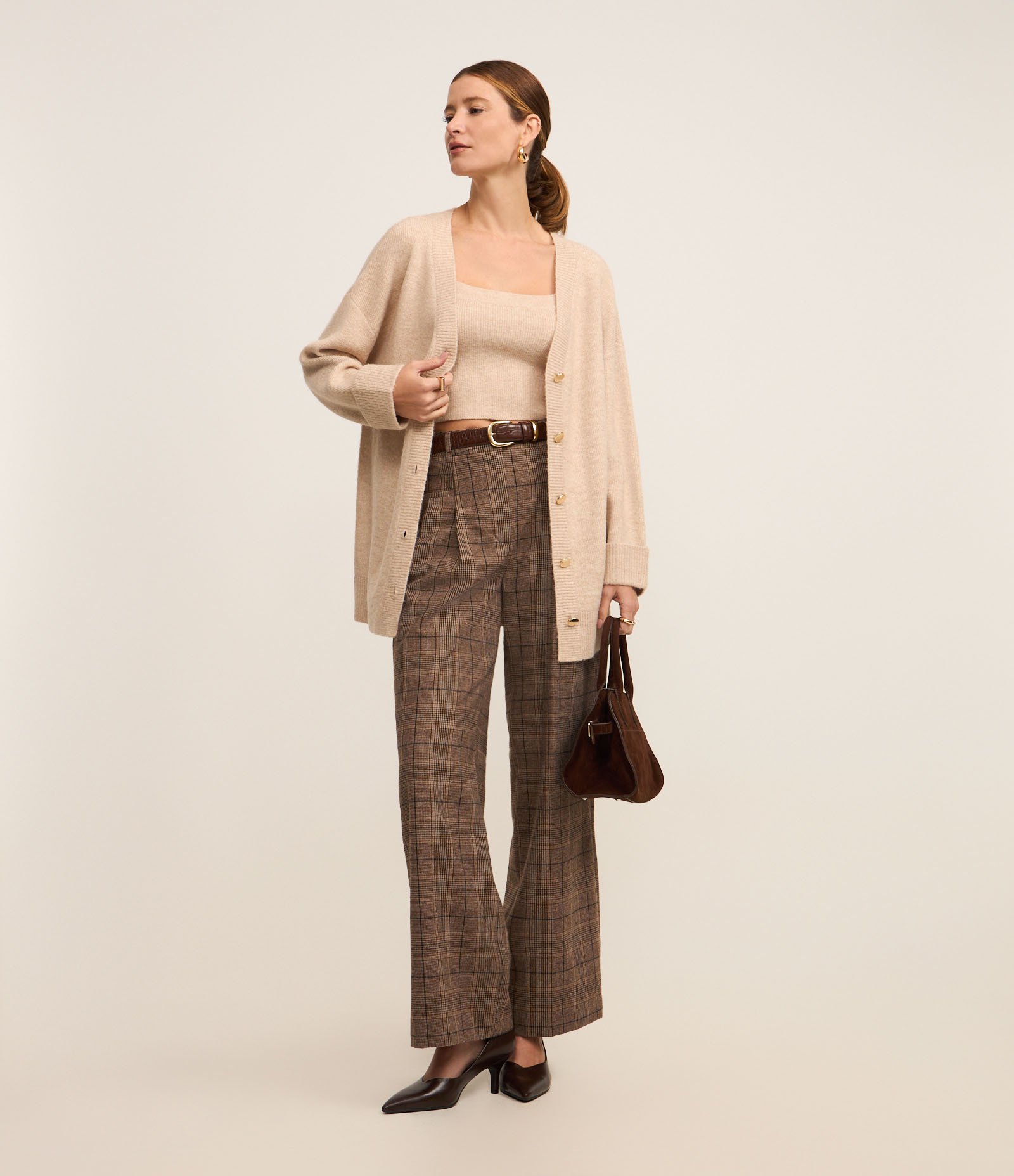 Blusa em Tricô com Decote Quadrado e Alça Larga 2