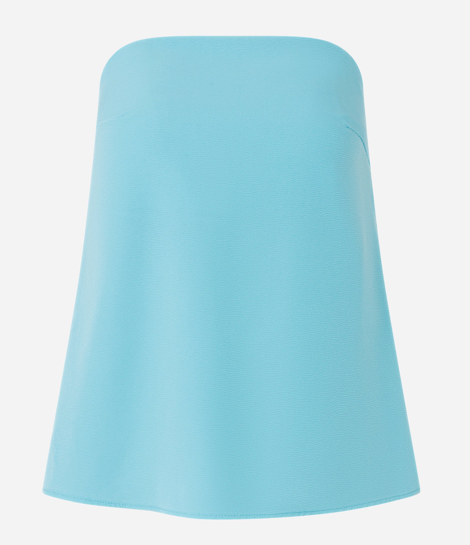 Blusa Tomara que Caia Crepe com Franzido nas Costas Azul 5