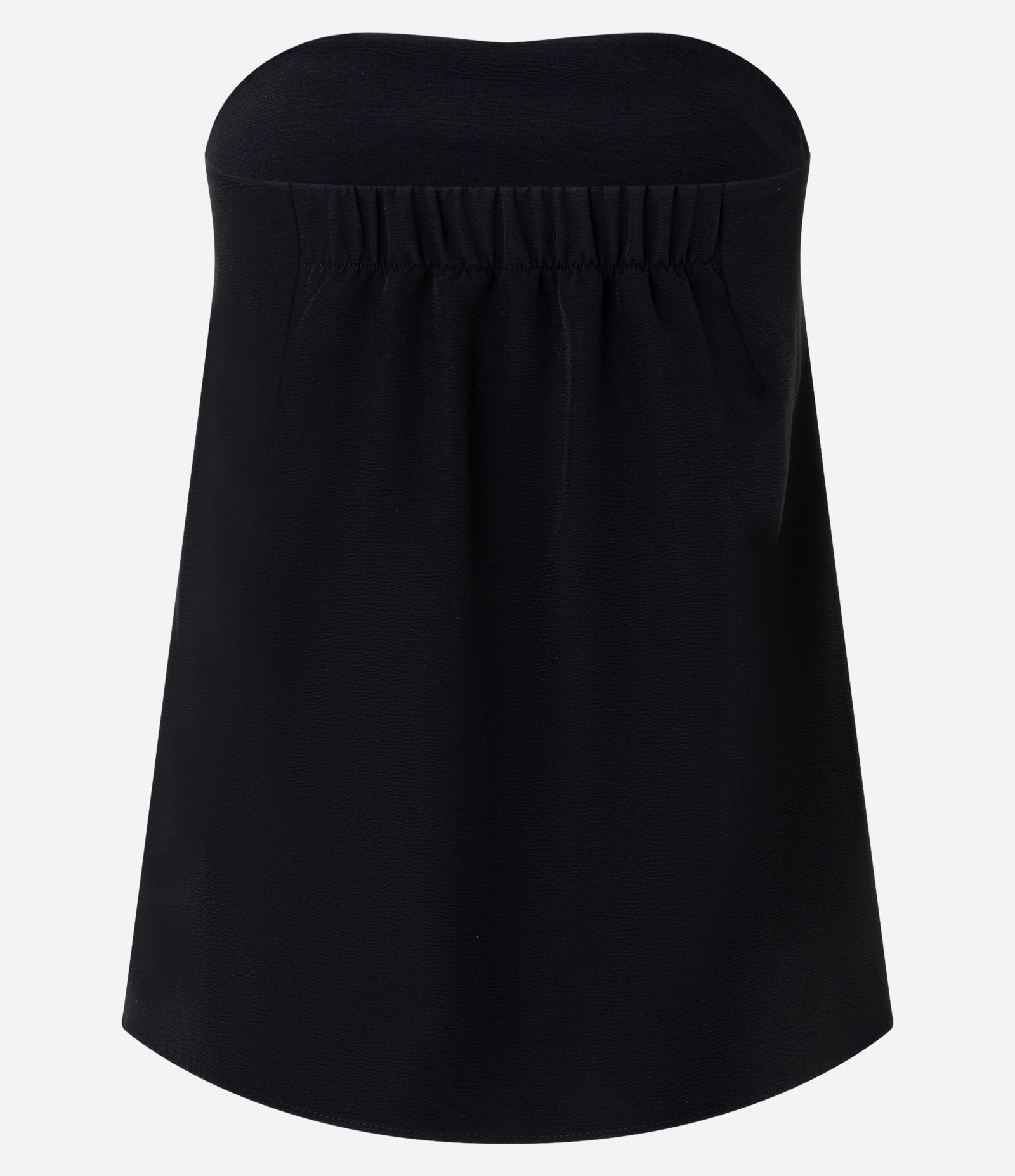 Blusa Tomara que Caia Crepe com Franzido nas Costas Preto 7