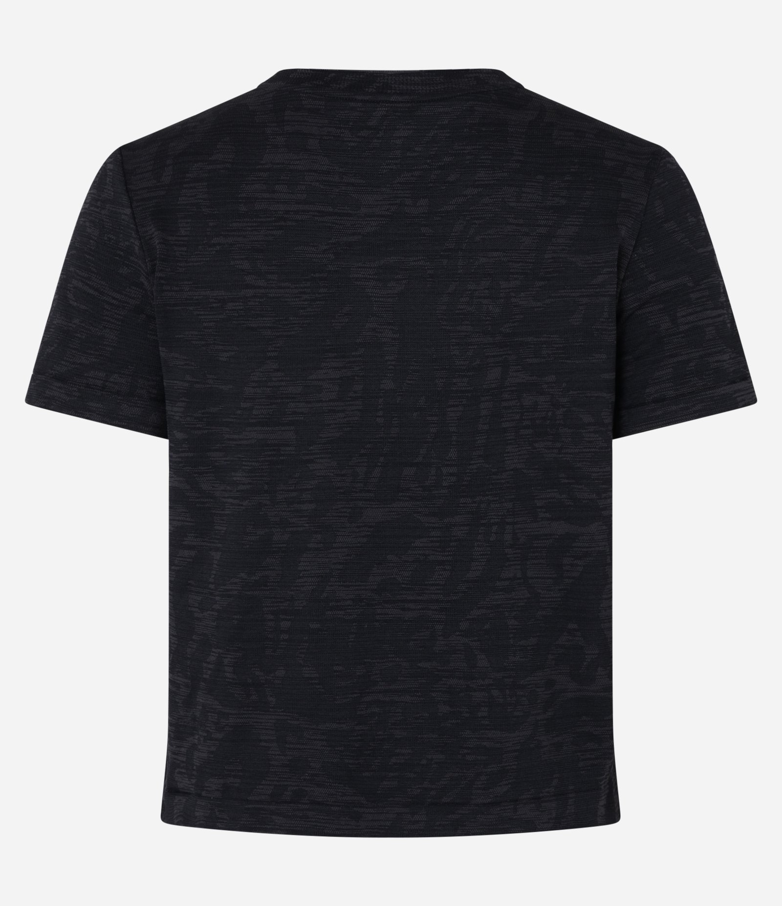 Camiseta Esportiva com Jacquard Animal Print Preto 7