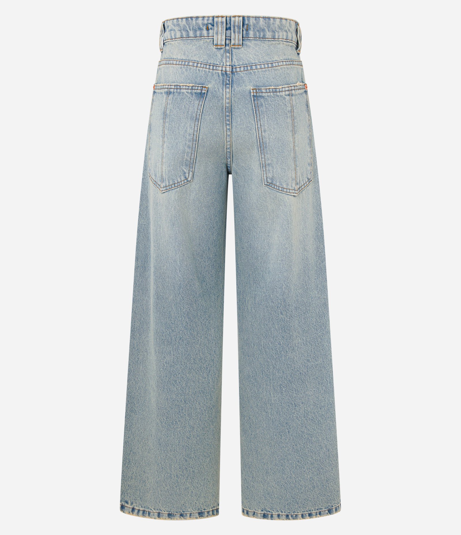 Calça Skater Jeans Dirty com Bolsos Azul 6